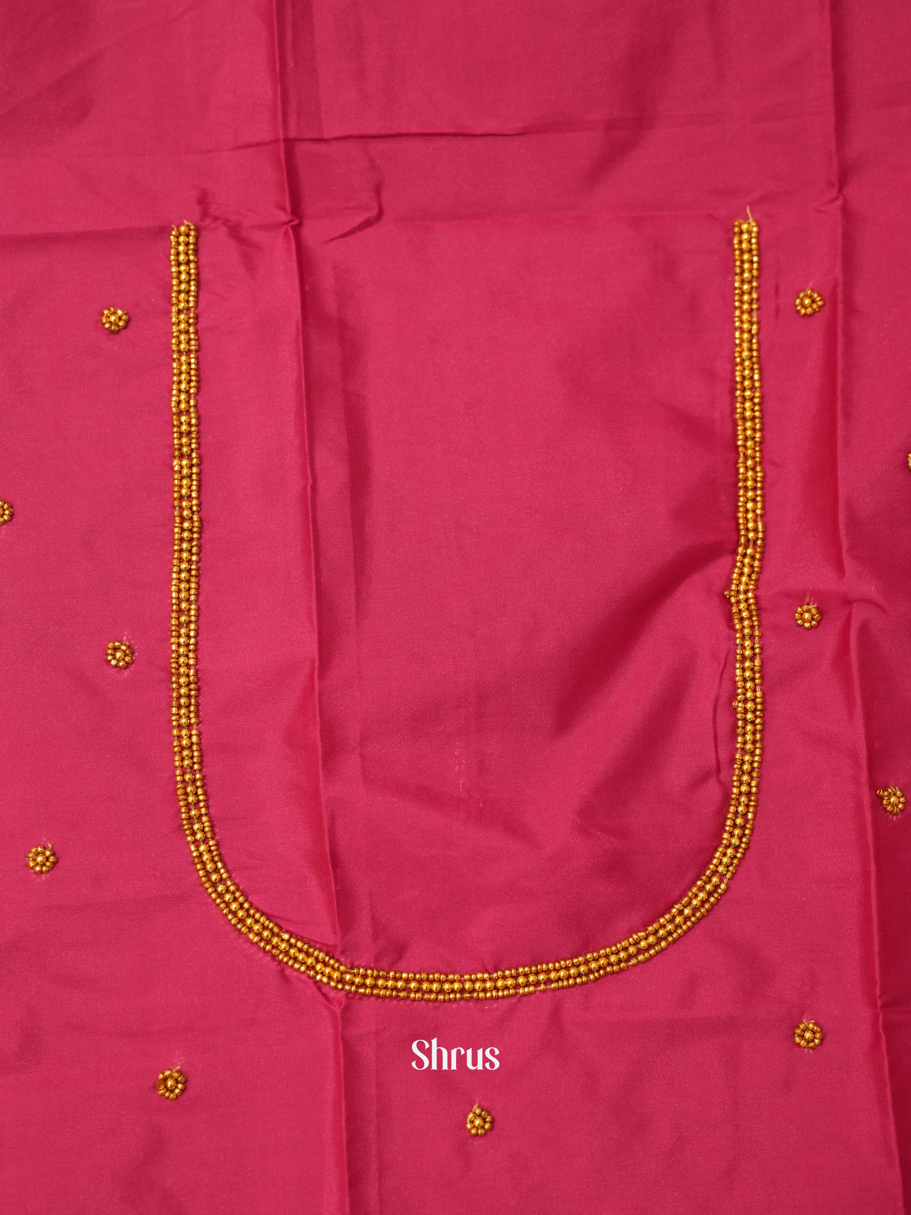 Pink - Aari Blouse - Shop on ShrusEternity.com