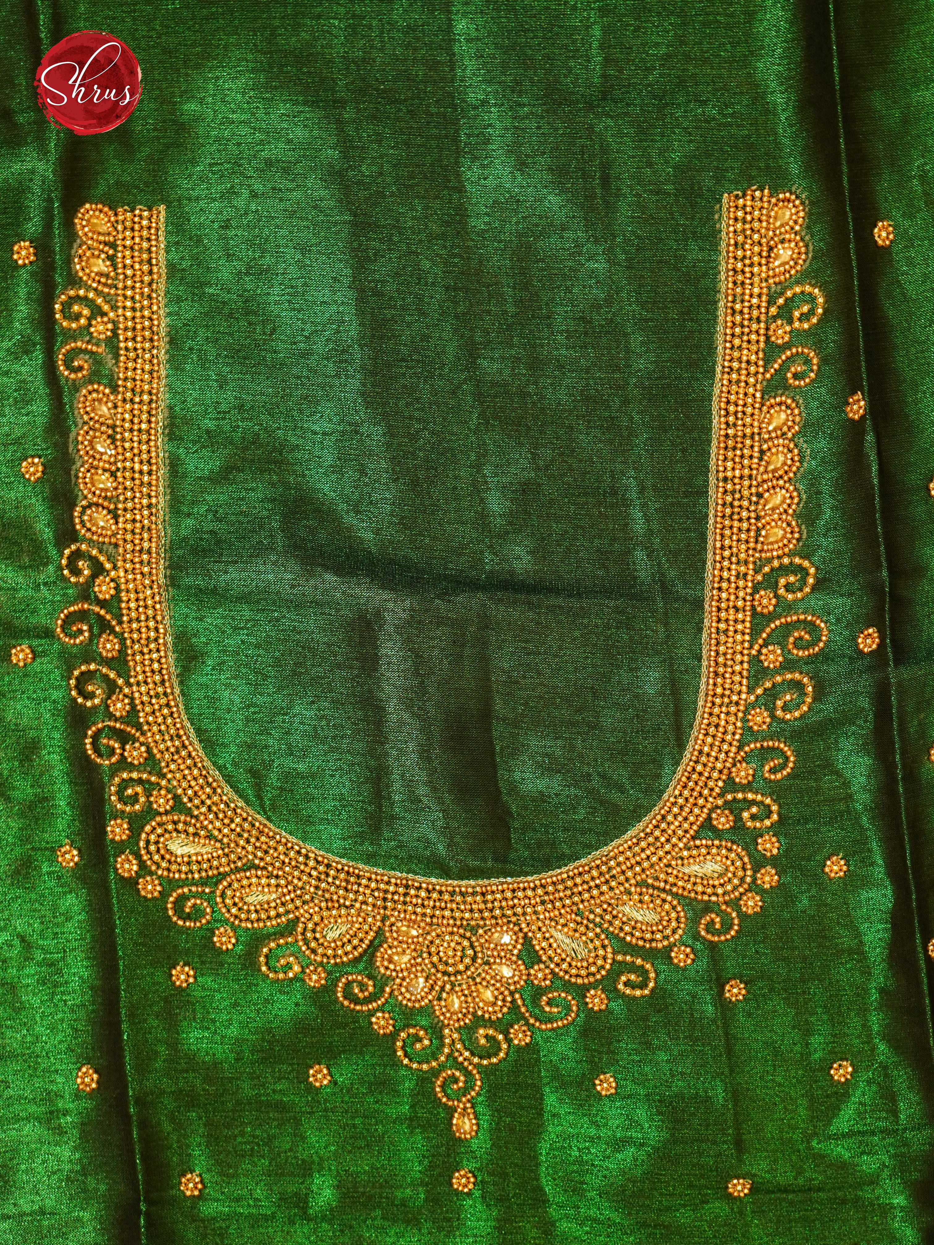 Green- Aari Blouse