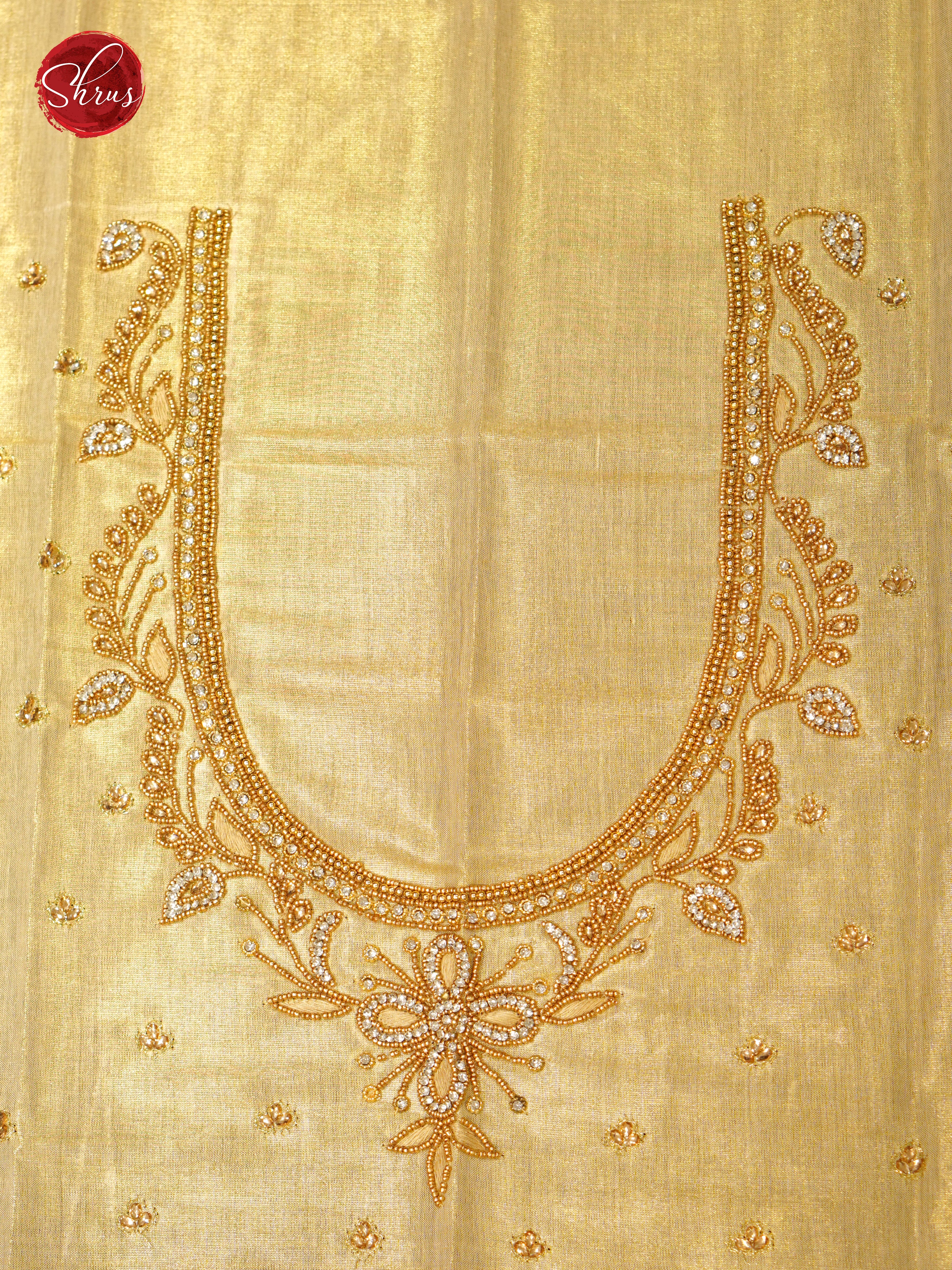 Gold- Aari Blouse - Shop on ShrusEternity.com