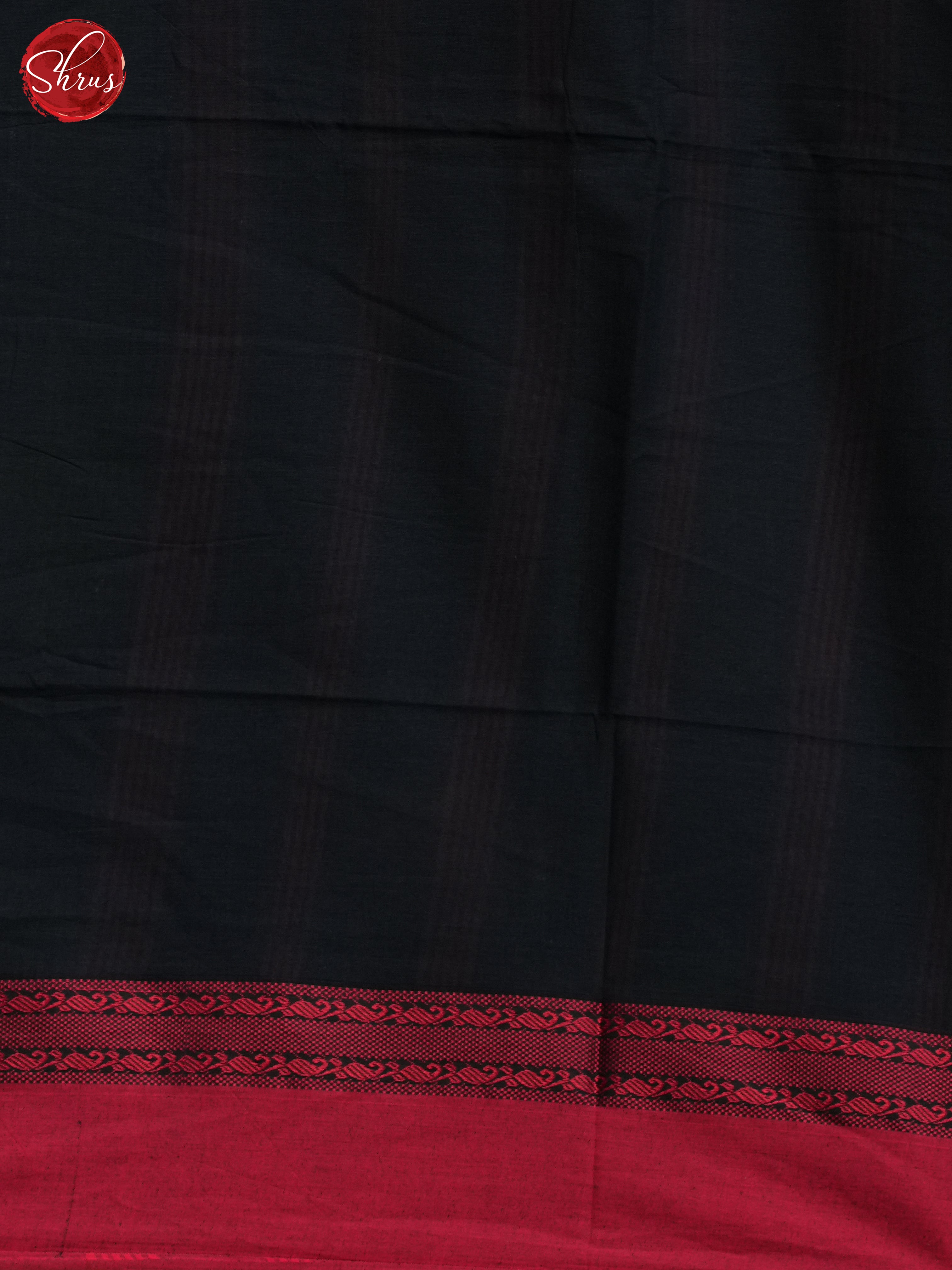 Black & Red - Bengal cotton Saree - Shop on ShrusEternity.com