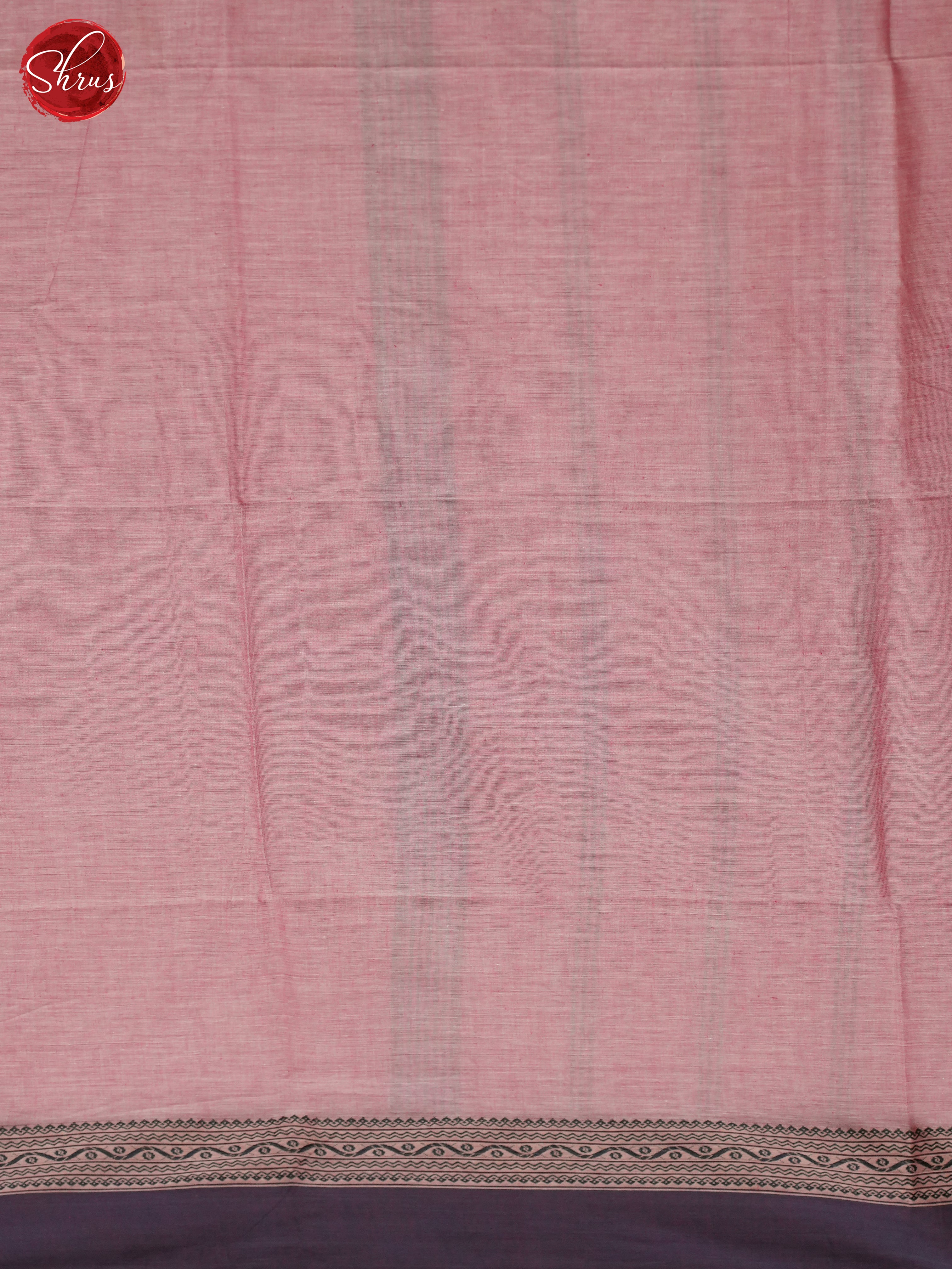 Onion Pink & Wine - Bengal cotton Saree - Shop on ShrusEternity.com