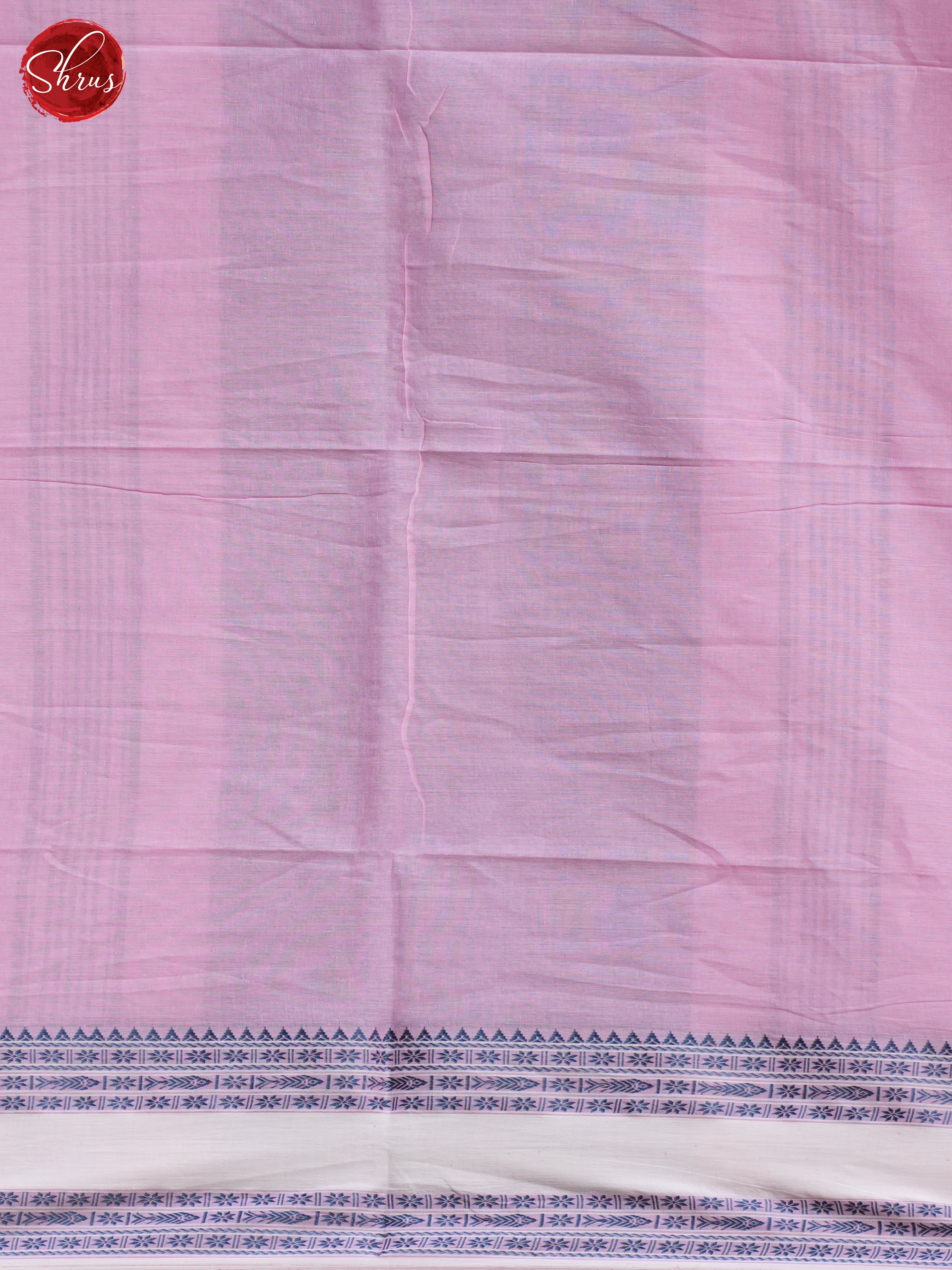 Pink & Cream - Bengal cotton Saree - Shop on ShrusEternity.com