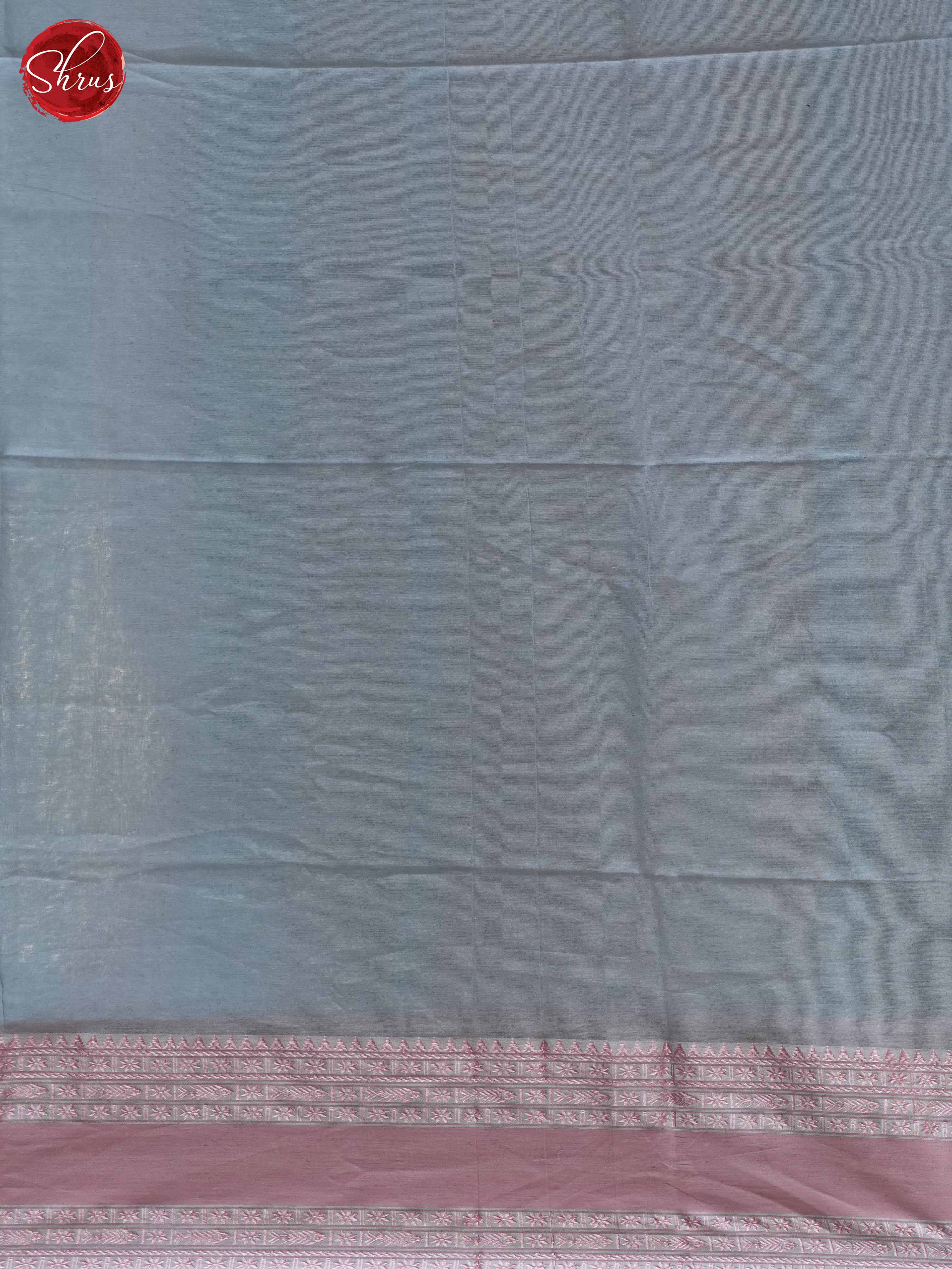 Grey & Pink- Bengal cotton Saree - Shop on ShrusEternity.com