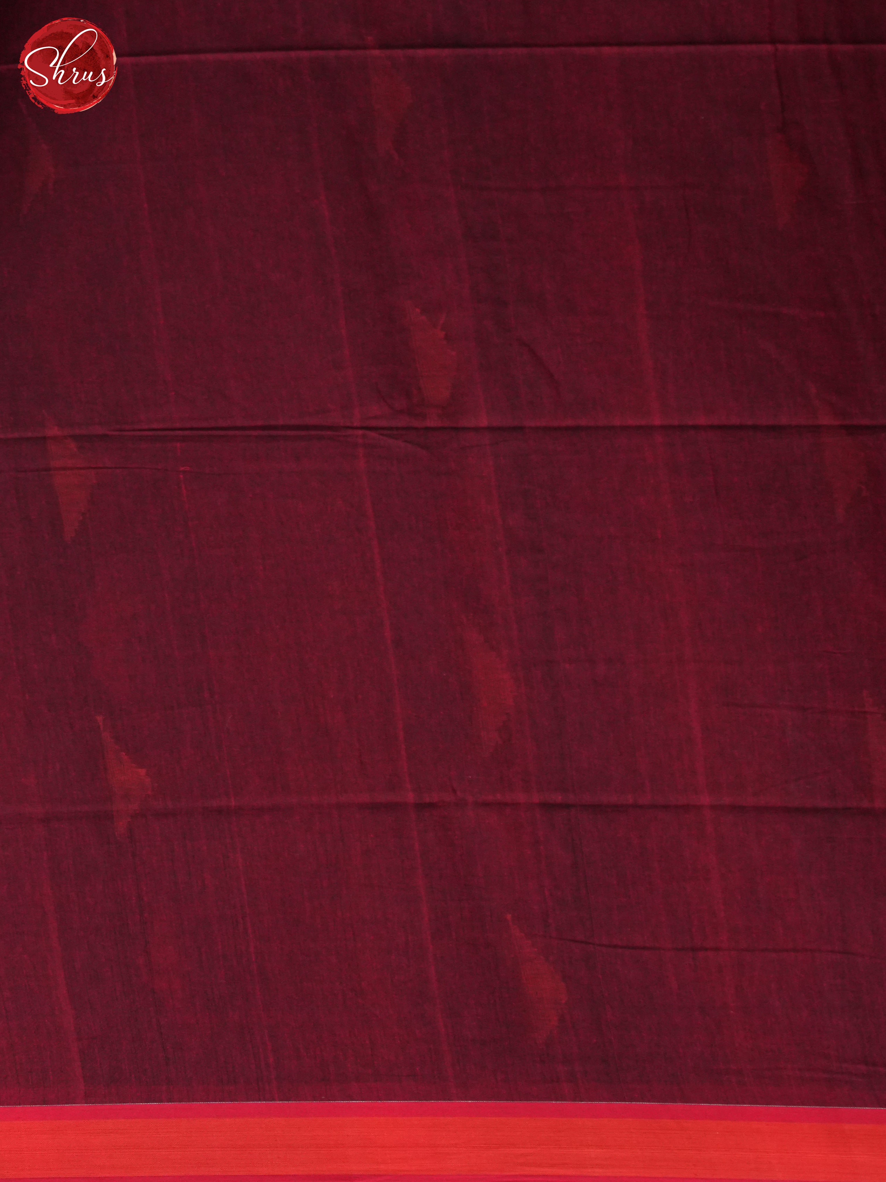 Black & Red - Bengal cotton Saree - Shop on ShrusEternity.com