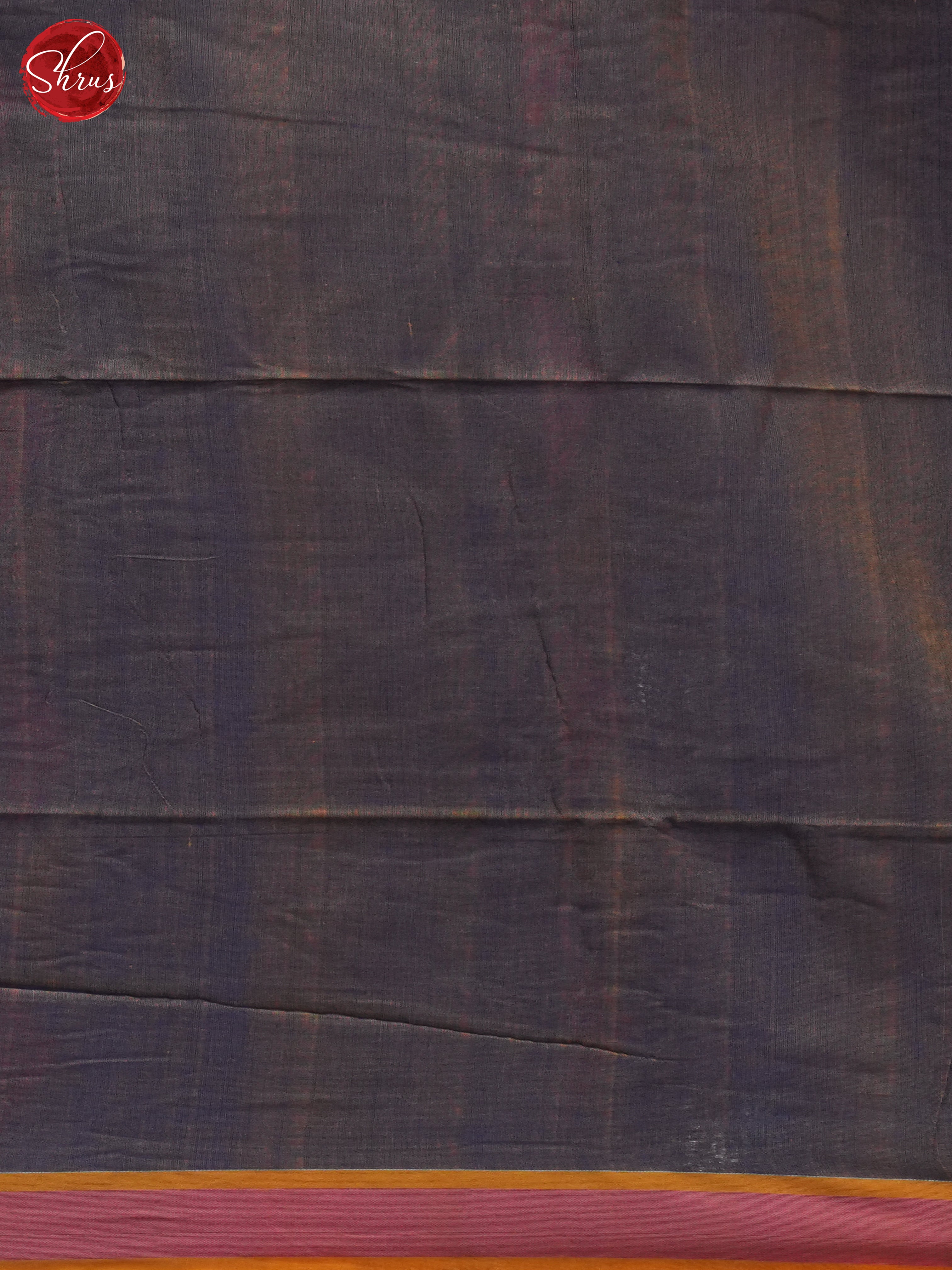 Blue  & Purple - Bengal cotton Saree - Shop on ShrusEternity.com