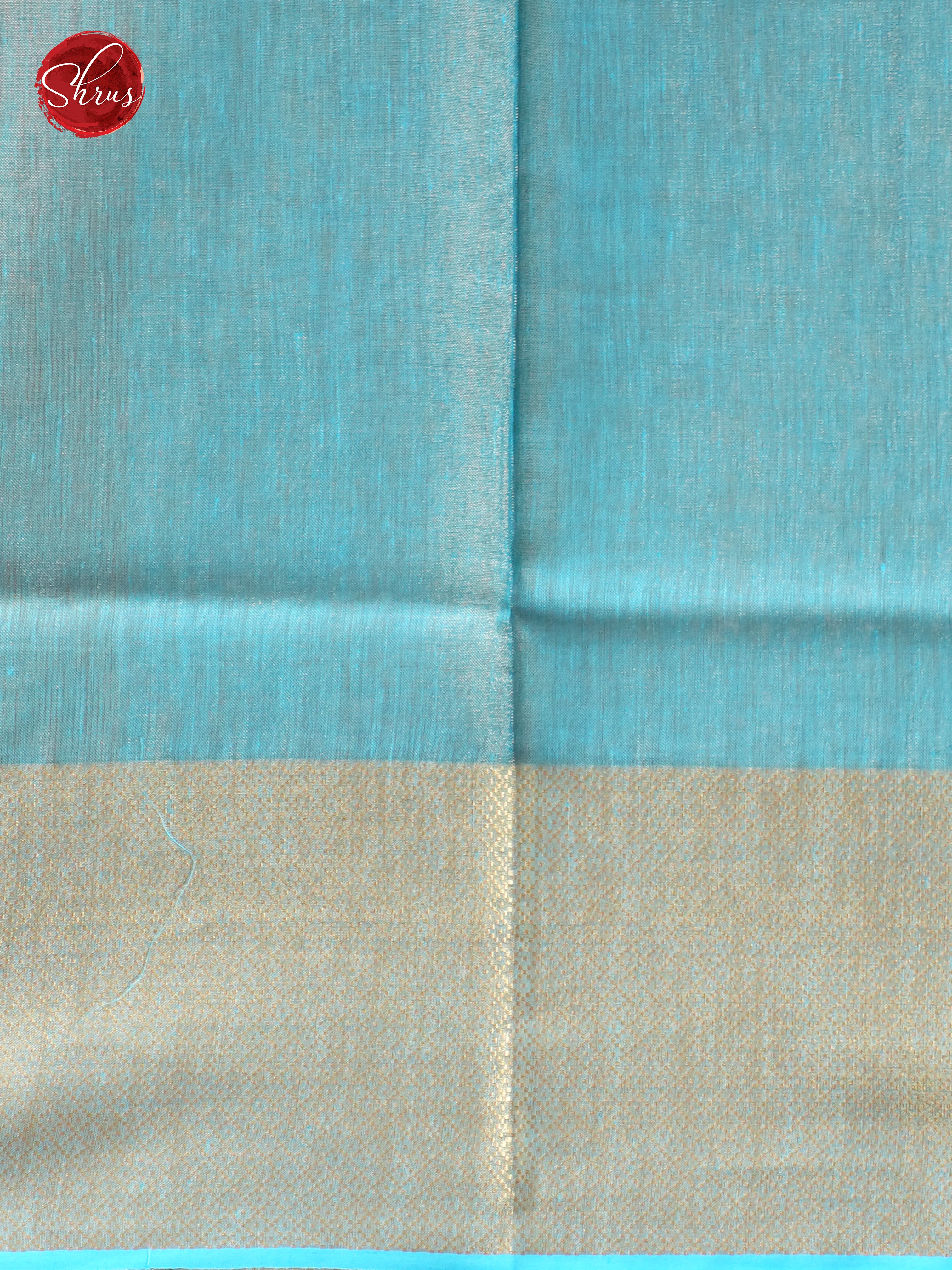 Blue(Single Tone) - Linen Saree - Shop on ShrusEternity.com