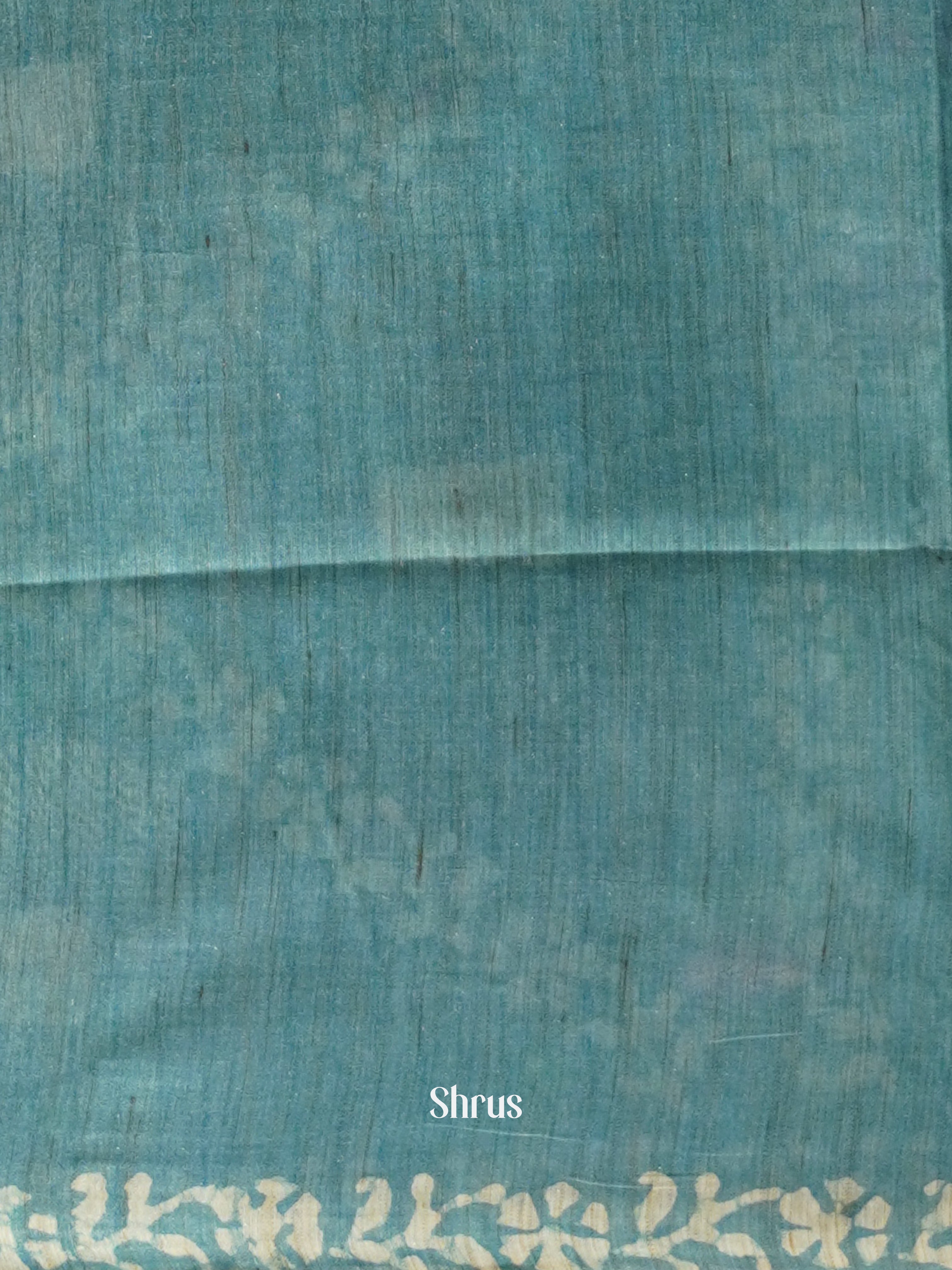 Grey & Blue - Bhatik Saree - Shop on ShrusEternity.com