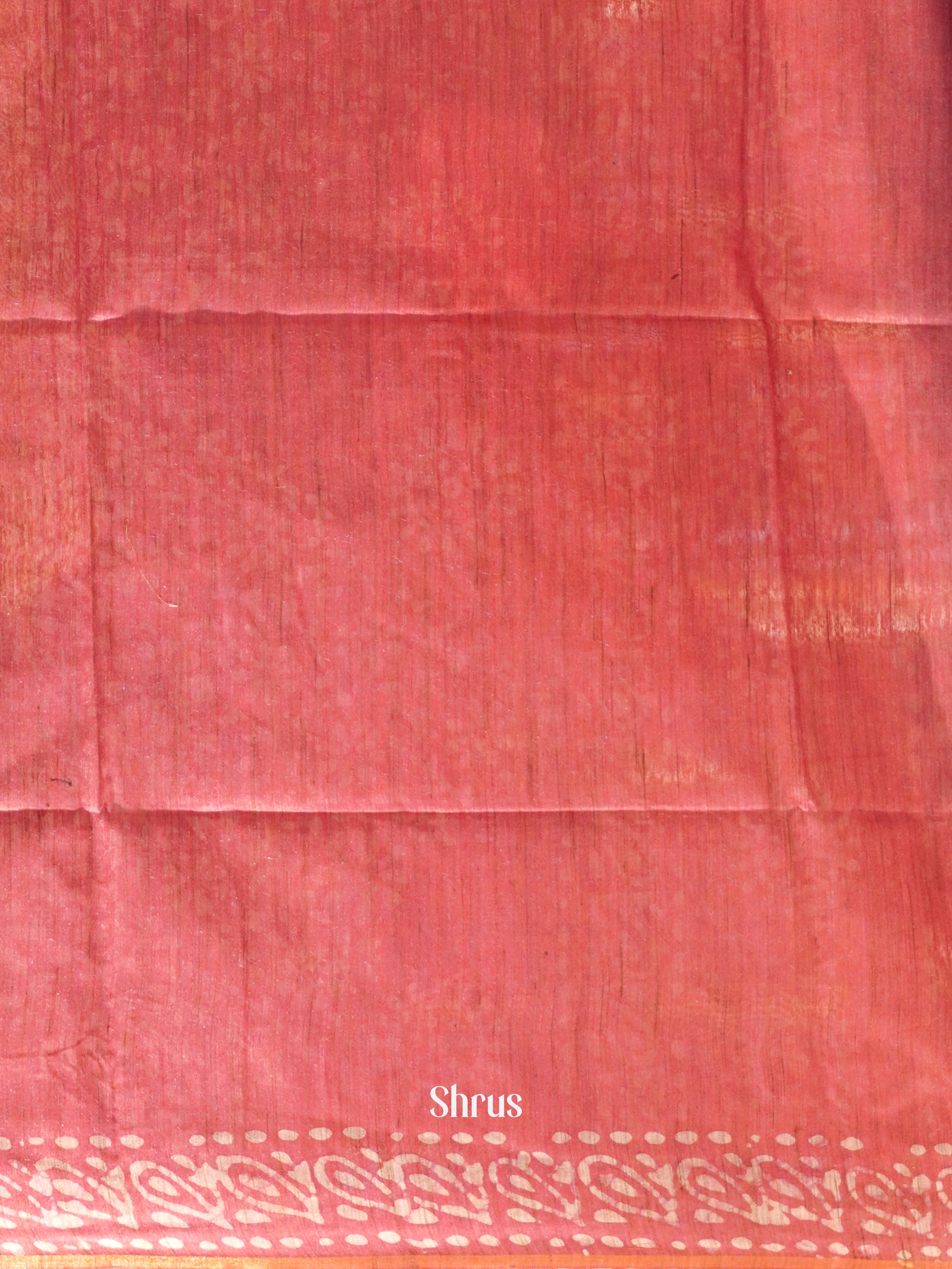 Blue & Red - Bhatik Saree - Shop on ShrusEternity.com