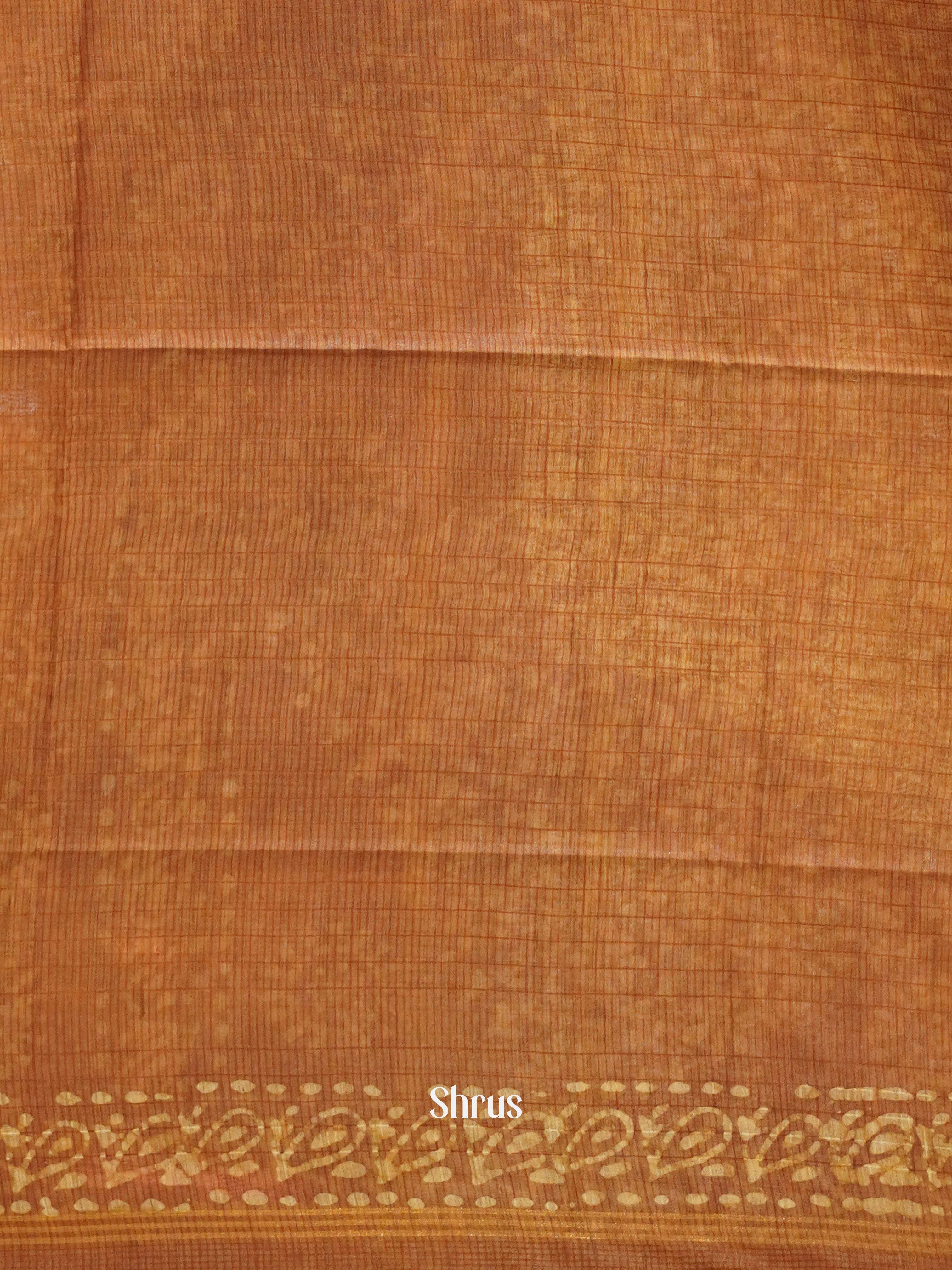 Dark Brown & Brown - Bhatik Saree