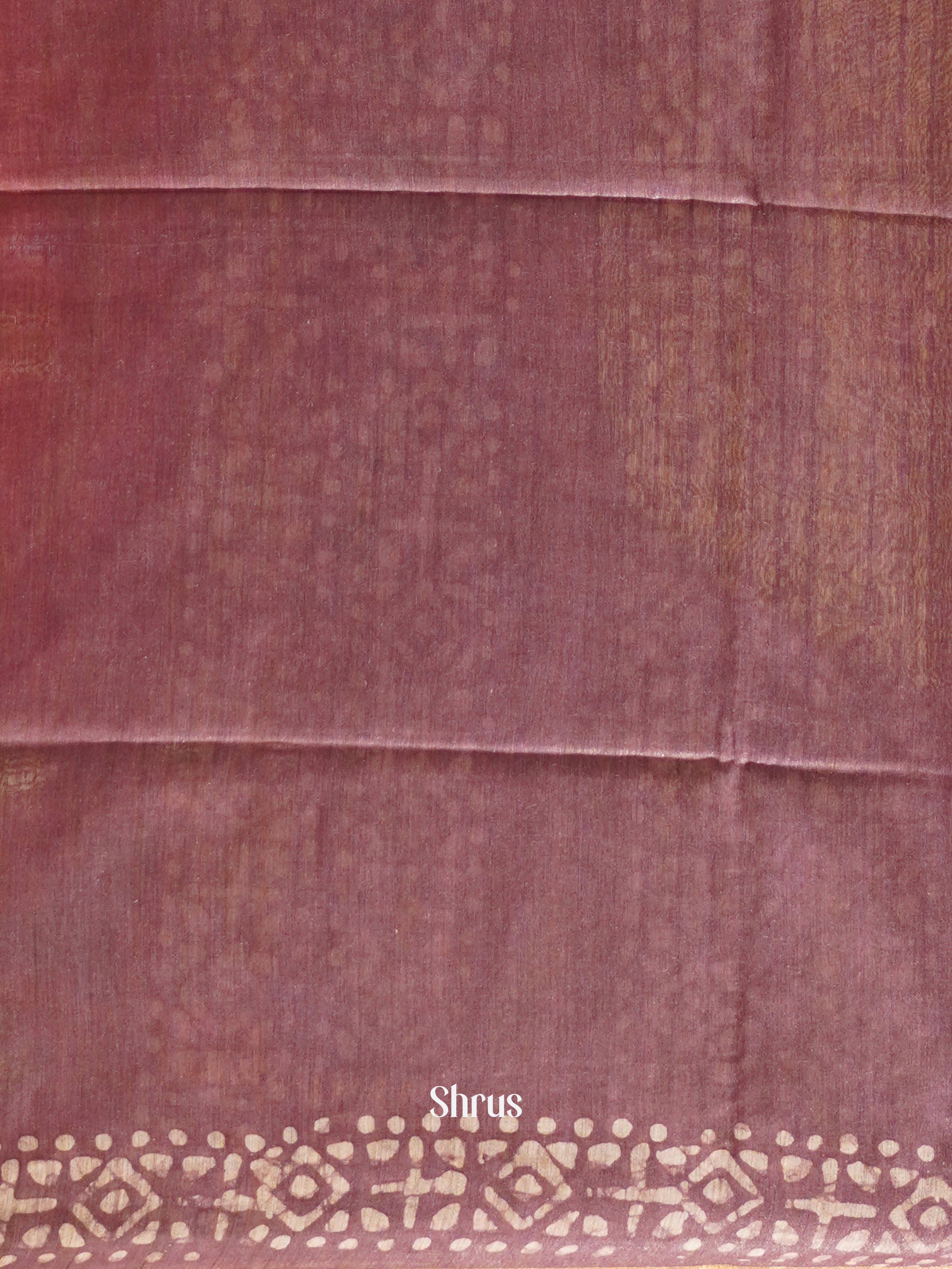 Red & Onion Peel - Bhatik Saree - Shop on ShrusEternity.com