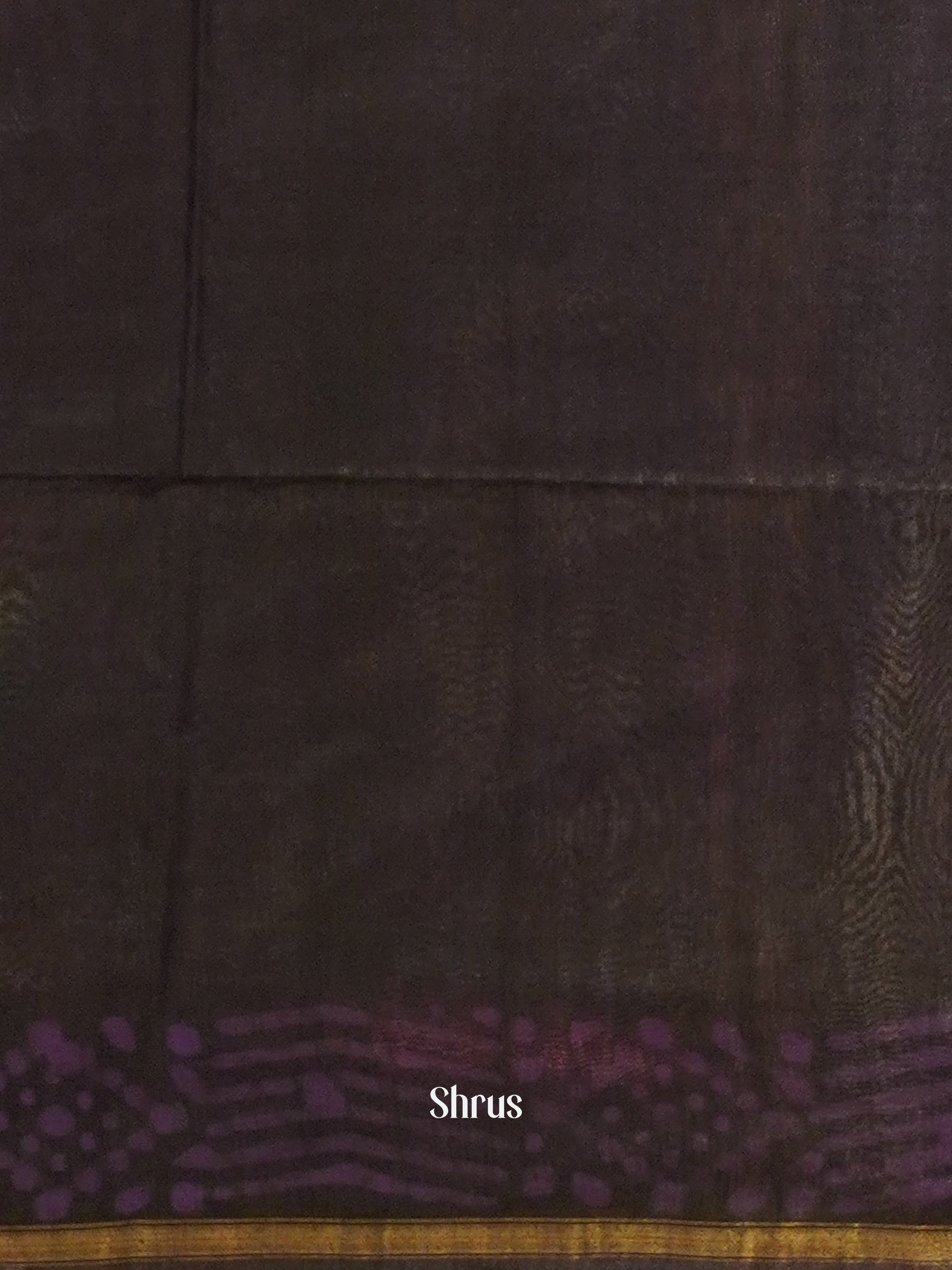 Black & Purple - Bhatik Saree - Shop on ShrusEternity.com