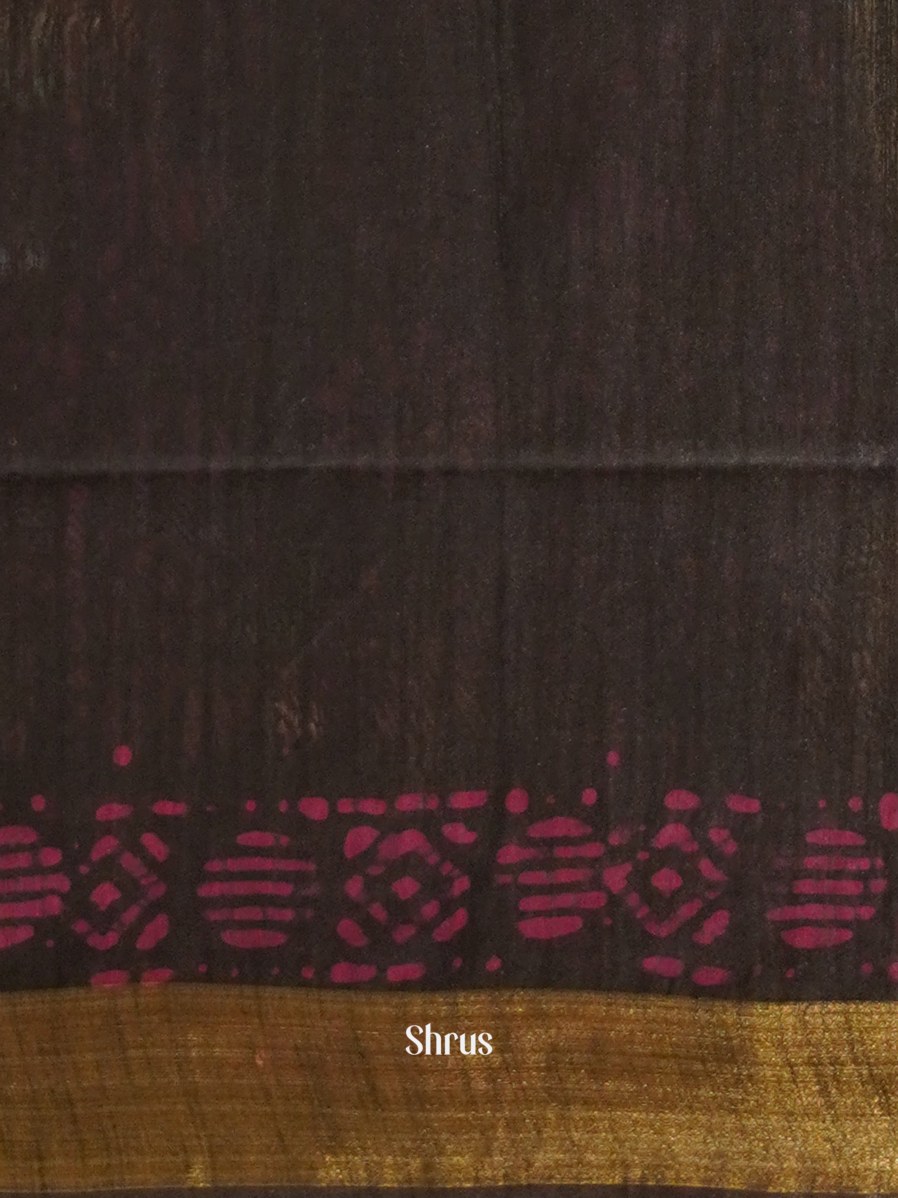 Black & Pink - Bhatik Saree - Shop on ShrusEternity.com