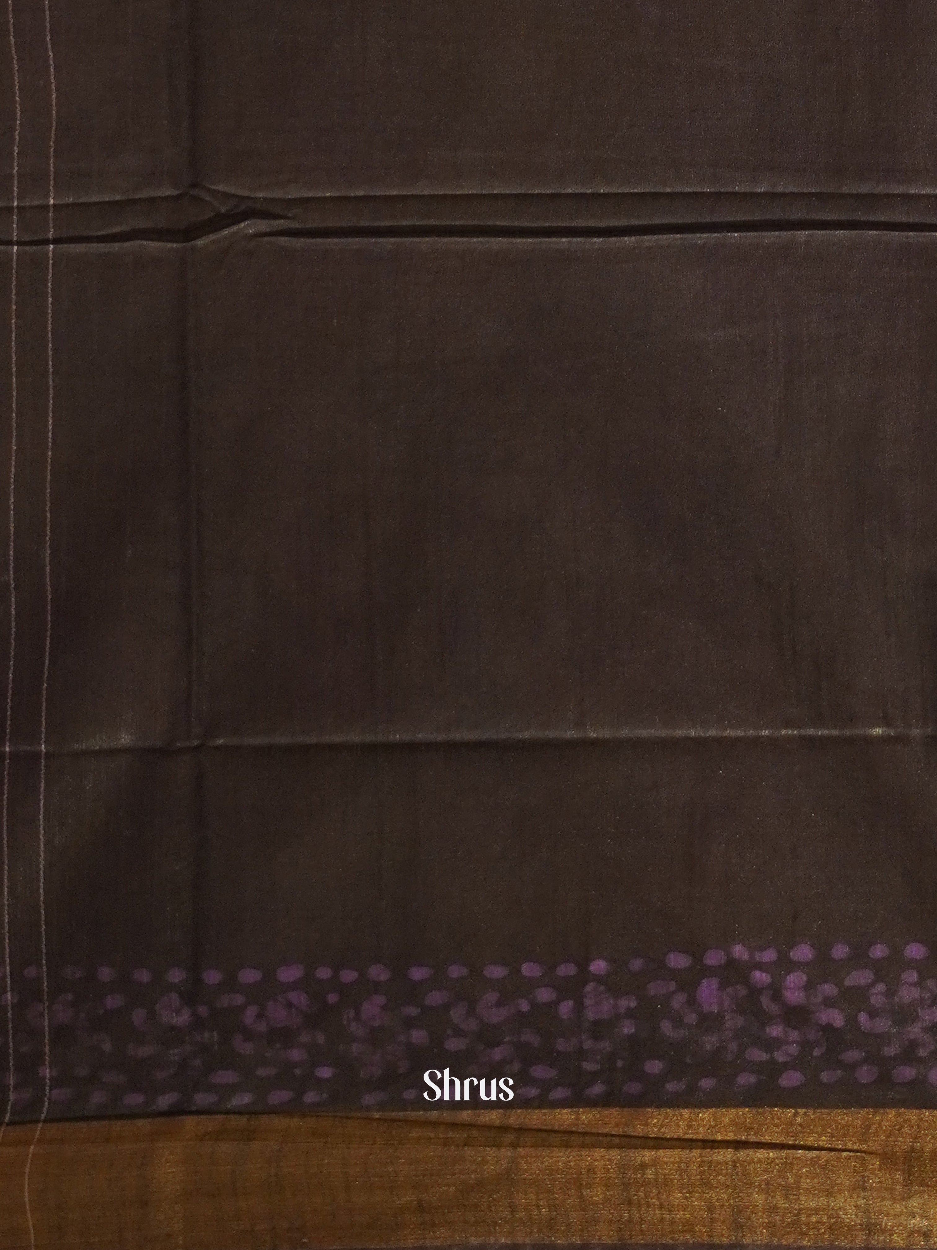 Black & Purple - Bhatik Saree - Shop on ShrusEternity.com