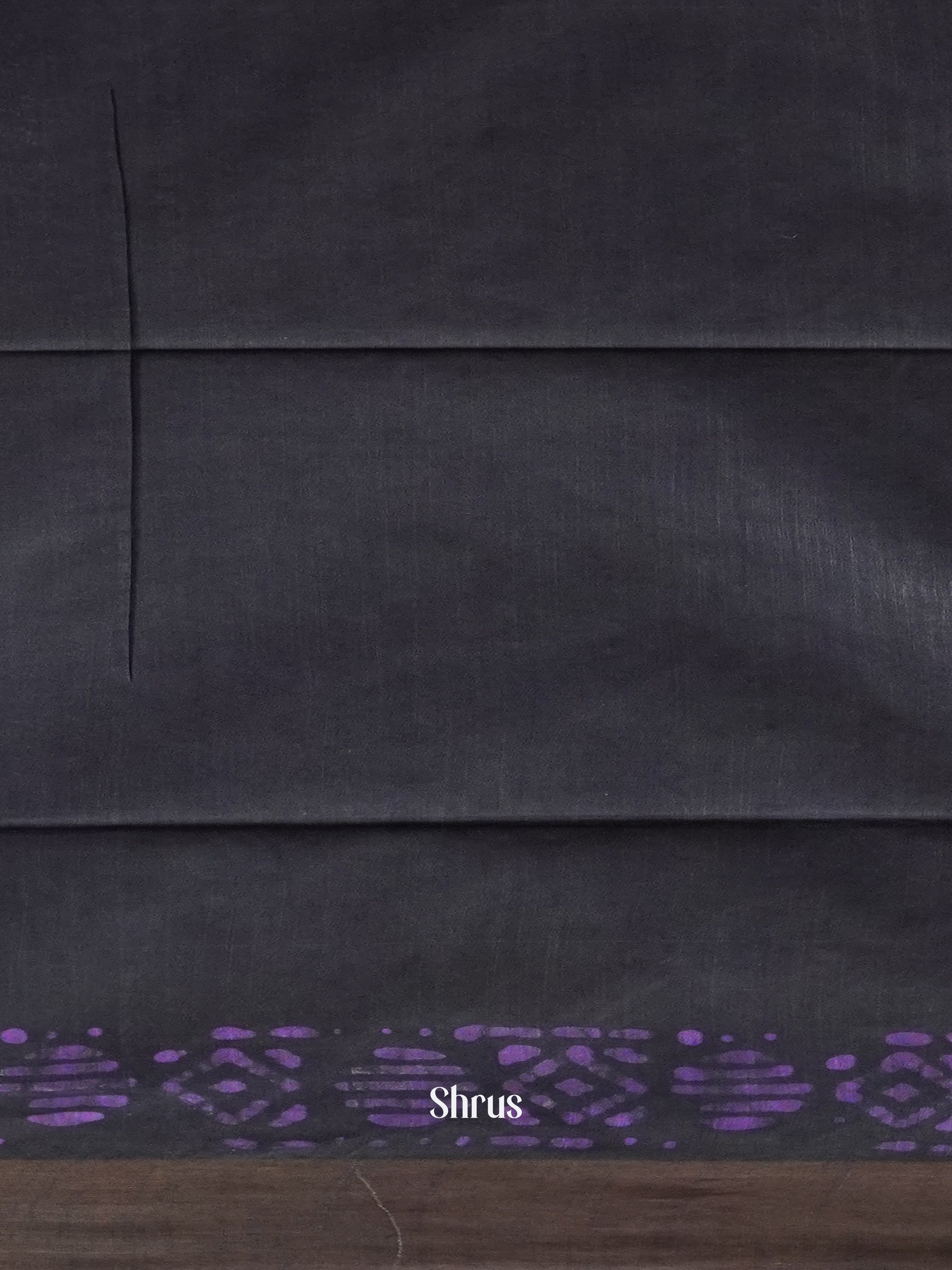 Black & Purple - Bhatik Saree - Shop on ShrusEternity.com