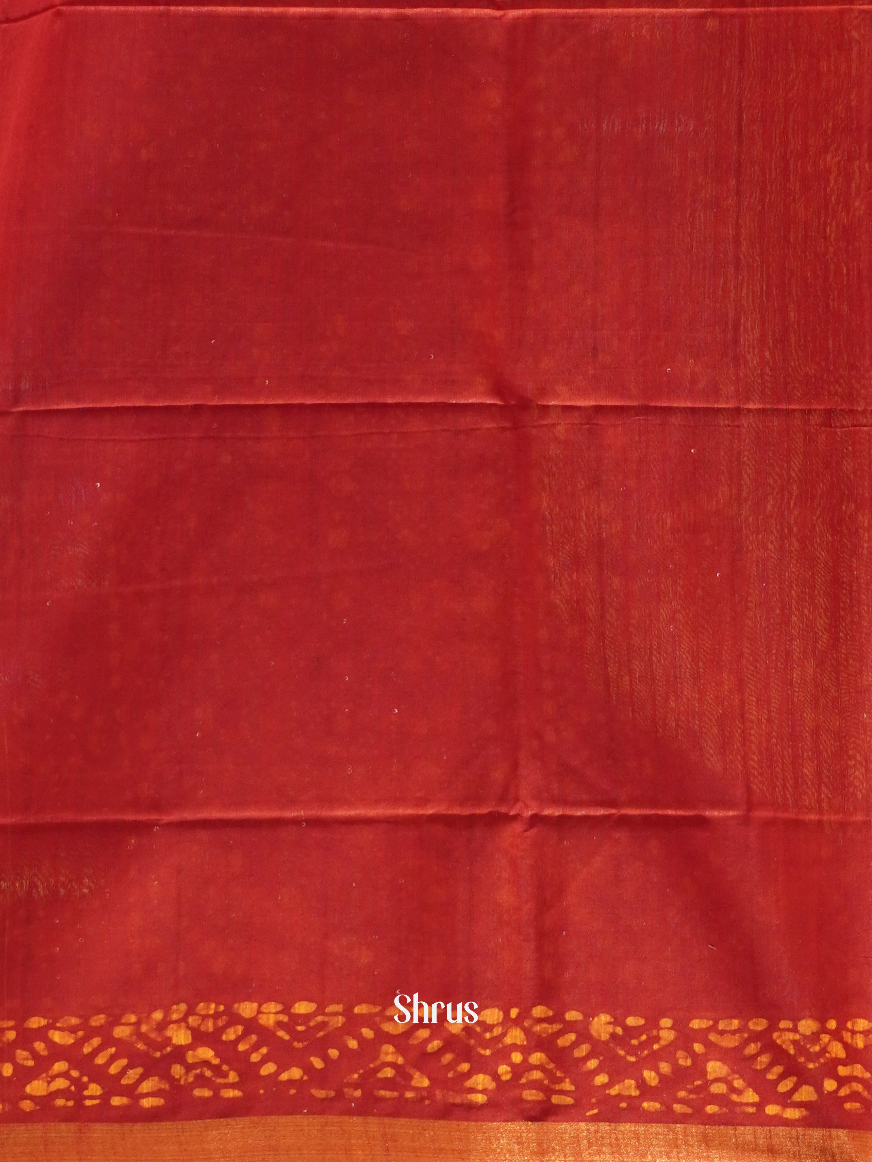 Red - Bhatik Saree - Shop on ShrusEternity.com