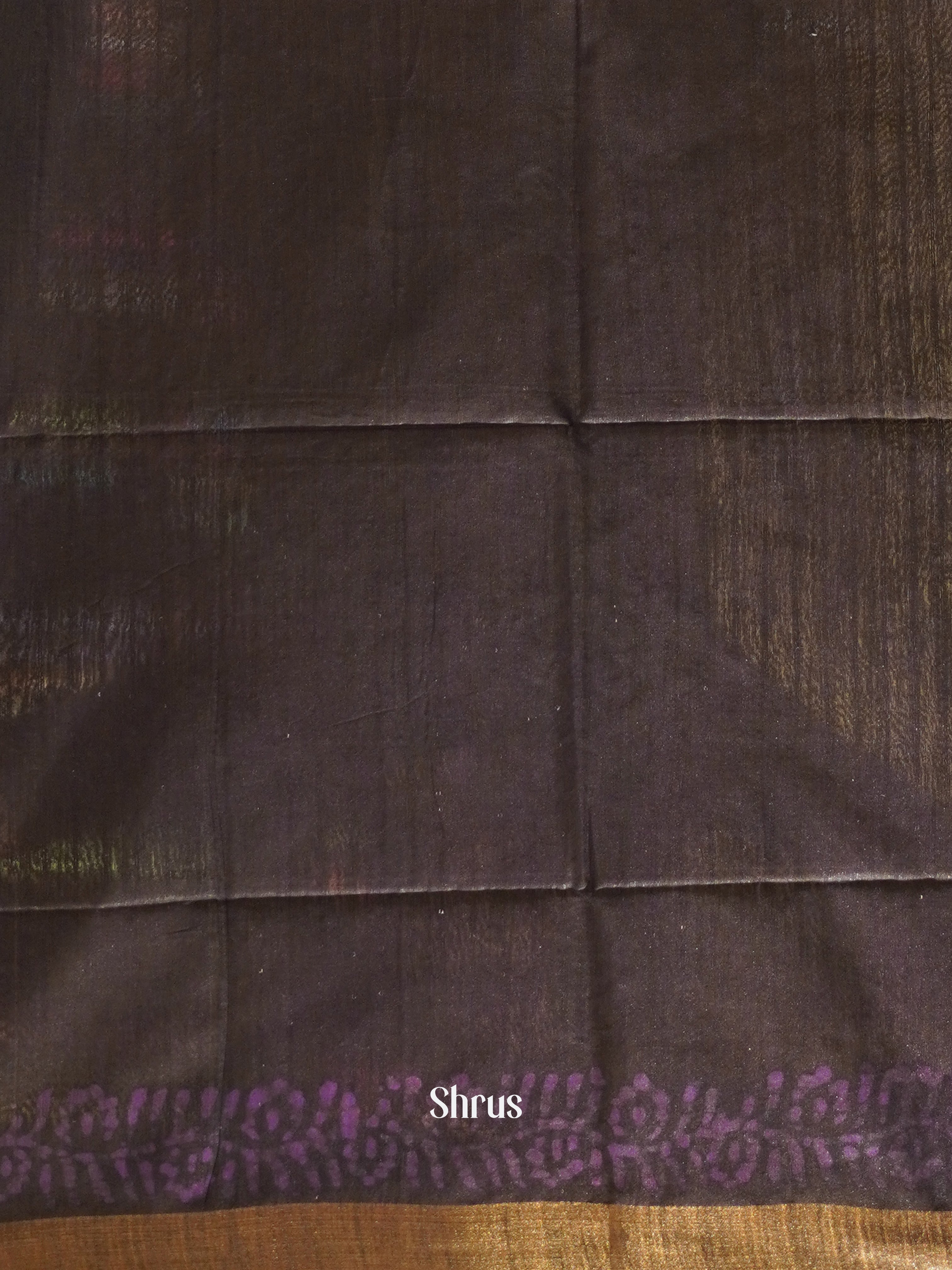 Black & Purple - Bhatik Saree - Shop on ShrusEternity.com