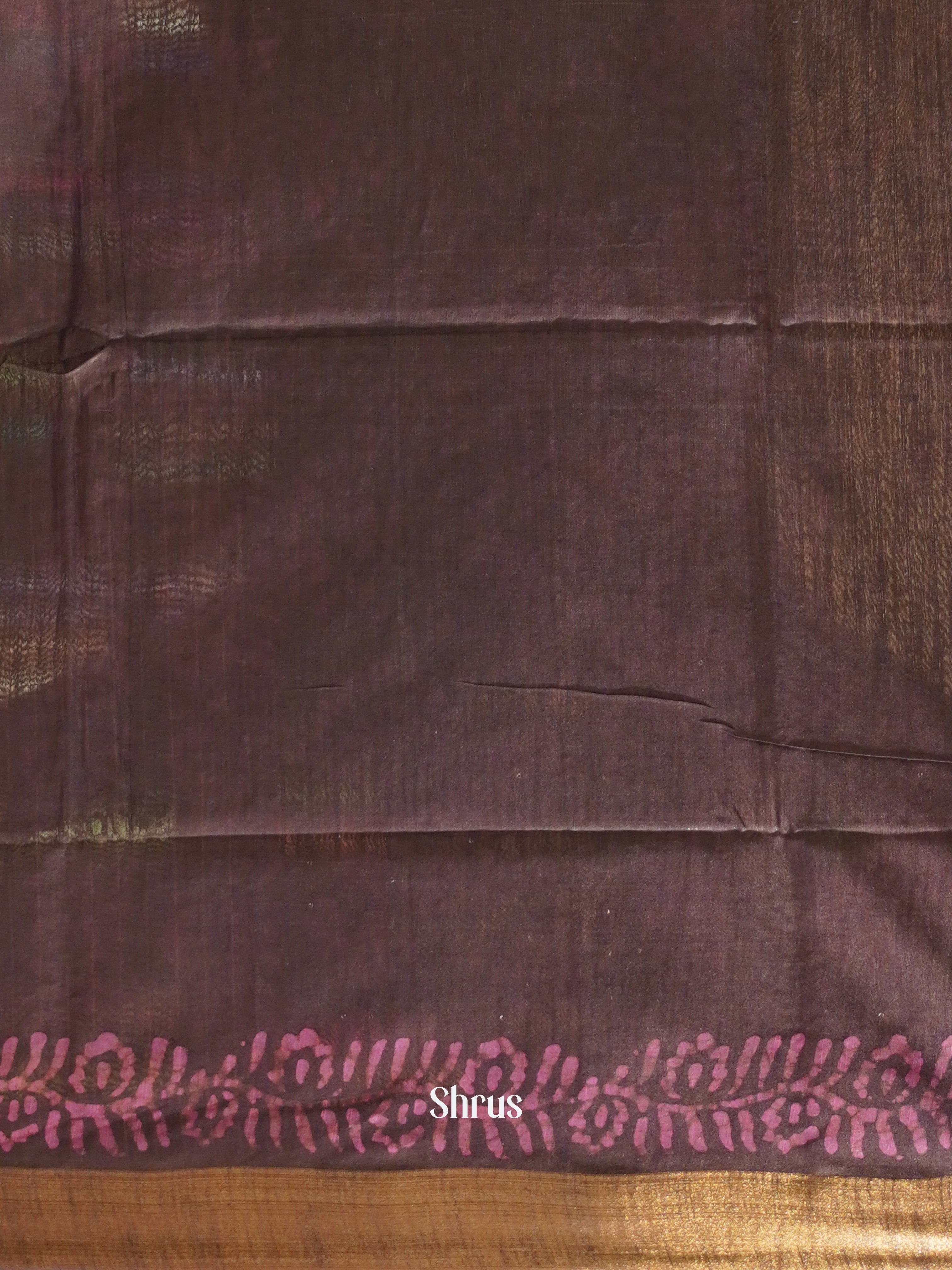 Black & Pink - Bhatik Saree - Shop on ShrusEternity.com