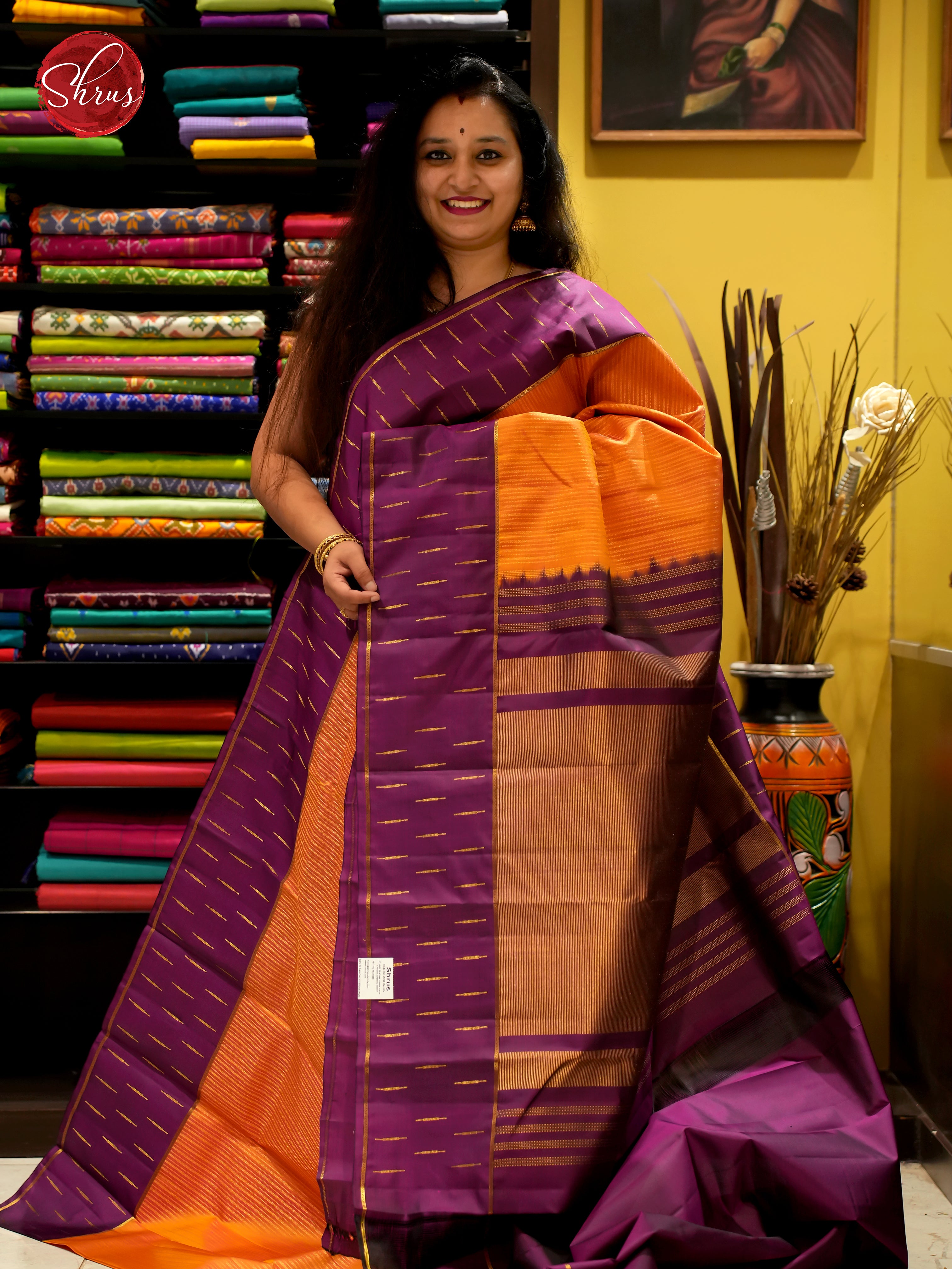 CDS24003 - Kanchipuram silk - Shop on ShrusEternity.com