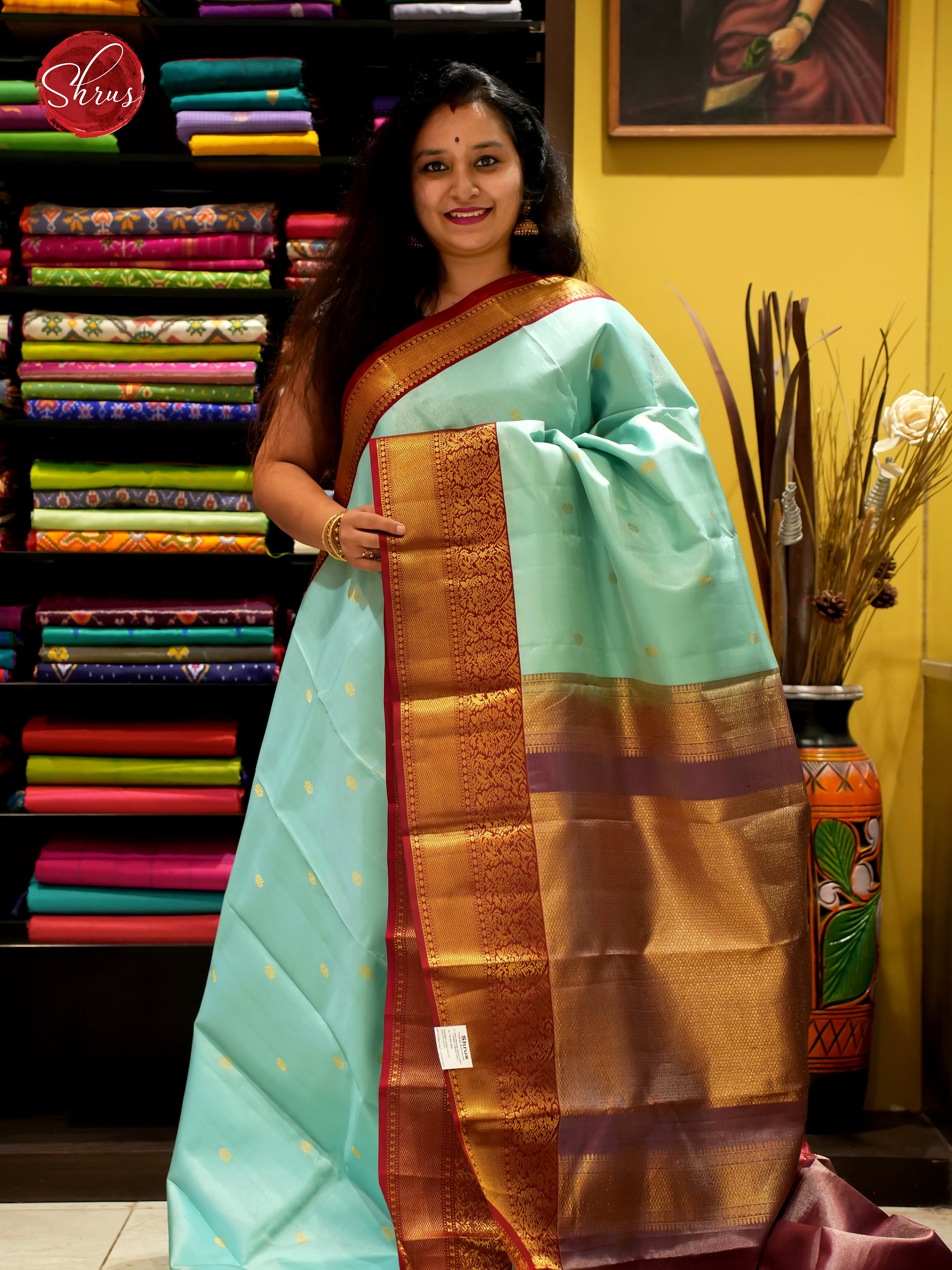 CDS24021 - Kanchipuram silk - Shop on ShrusEternity.com