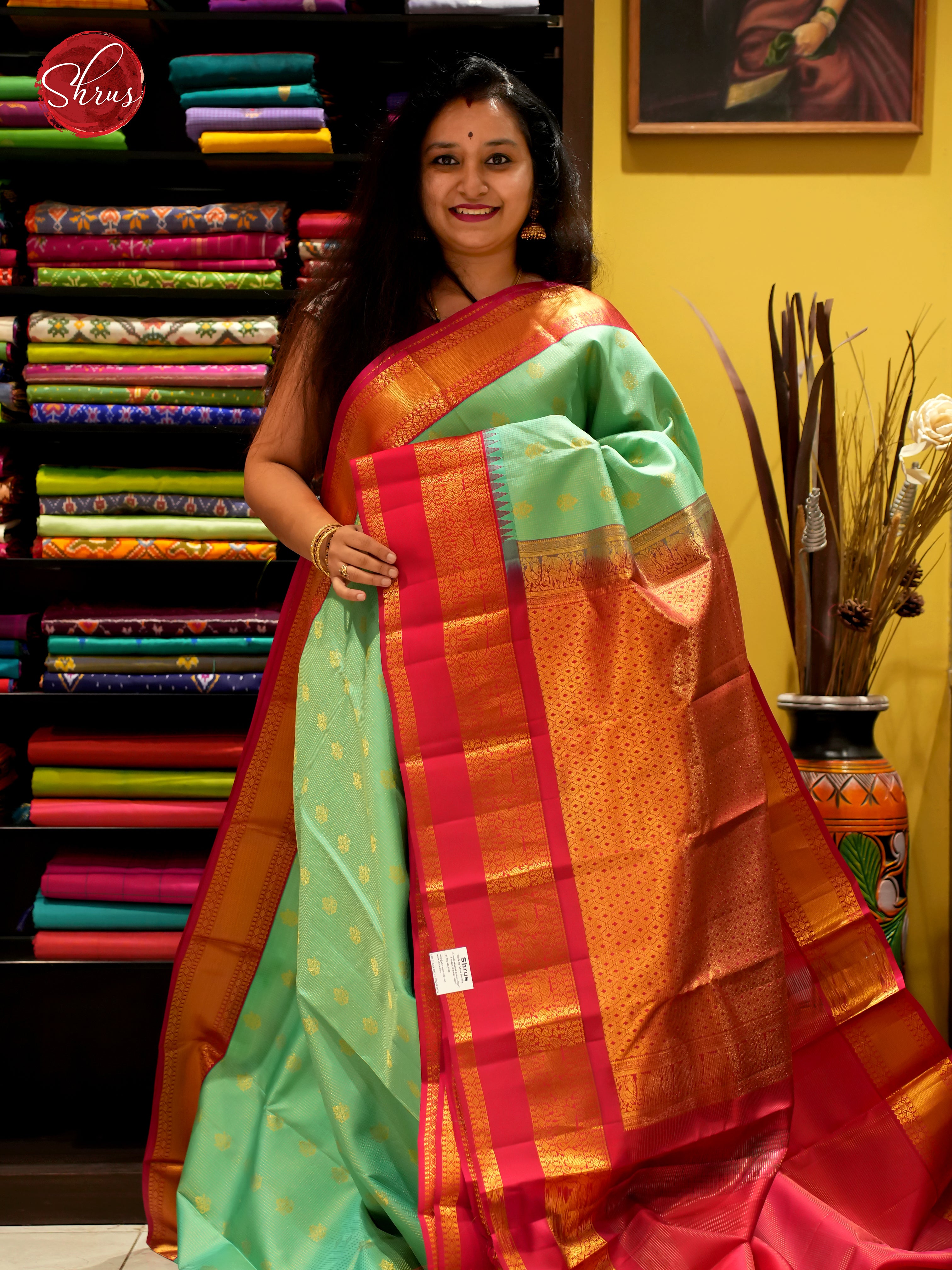 CDS24032 - Kanchipuram silk - Shop on ShrusEternity.com