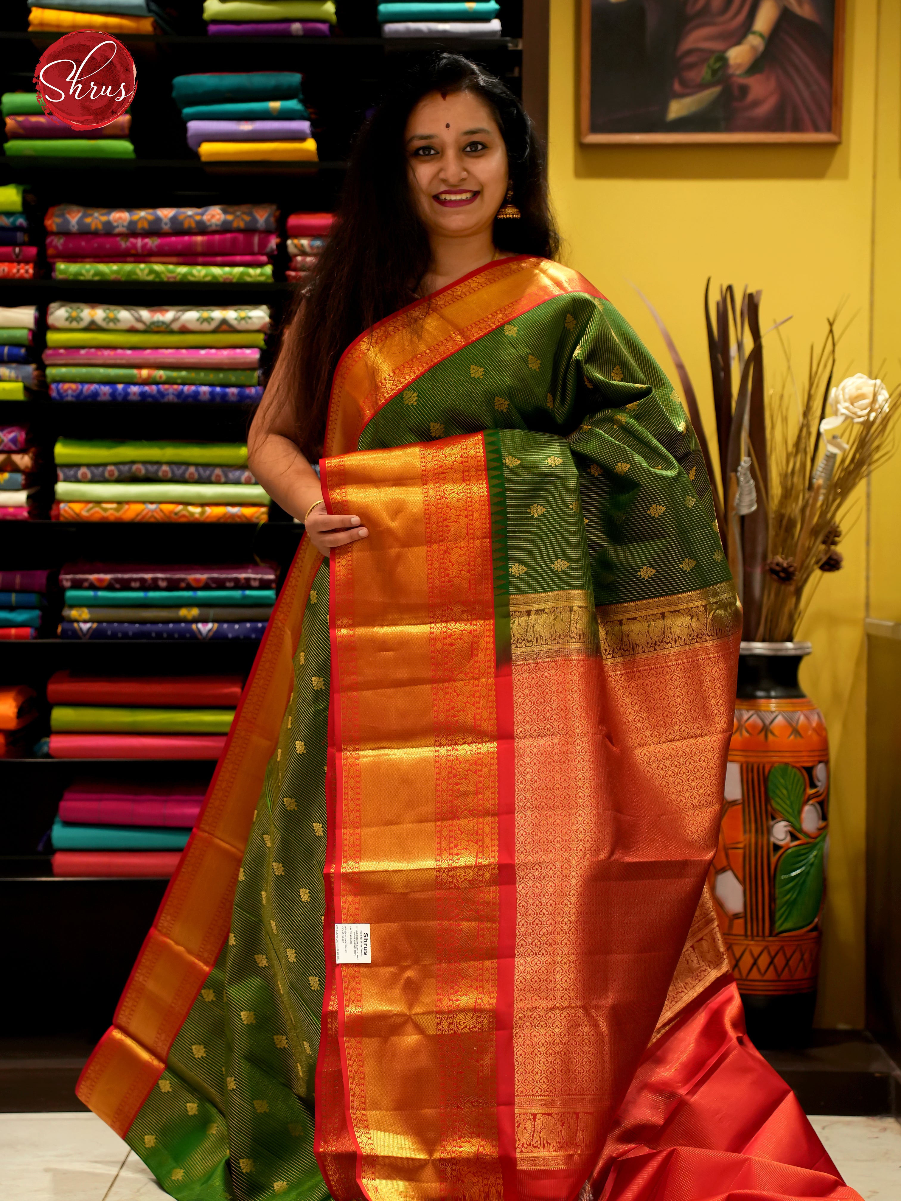 CDS24035 - Kanchipuram silk - Shop on ShrusEternity.com