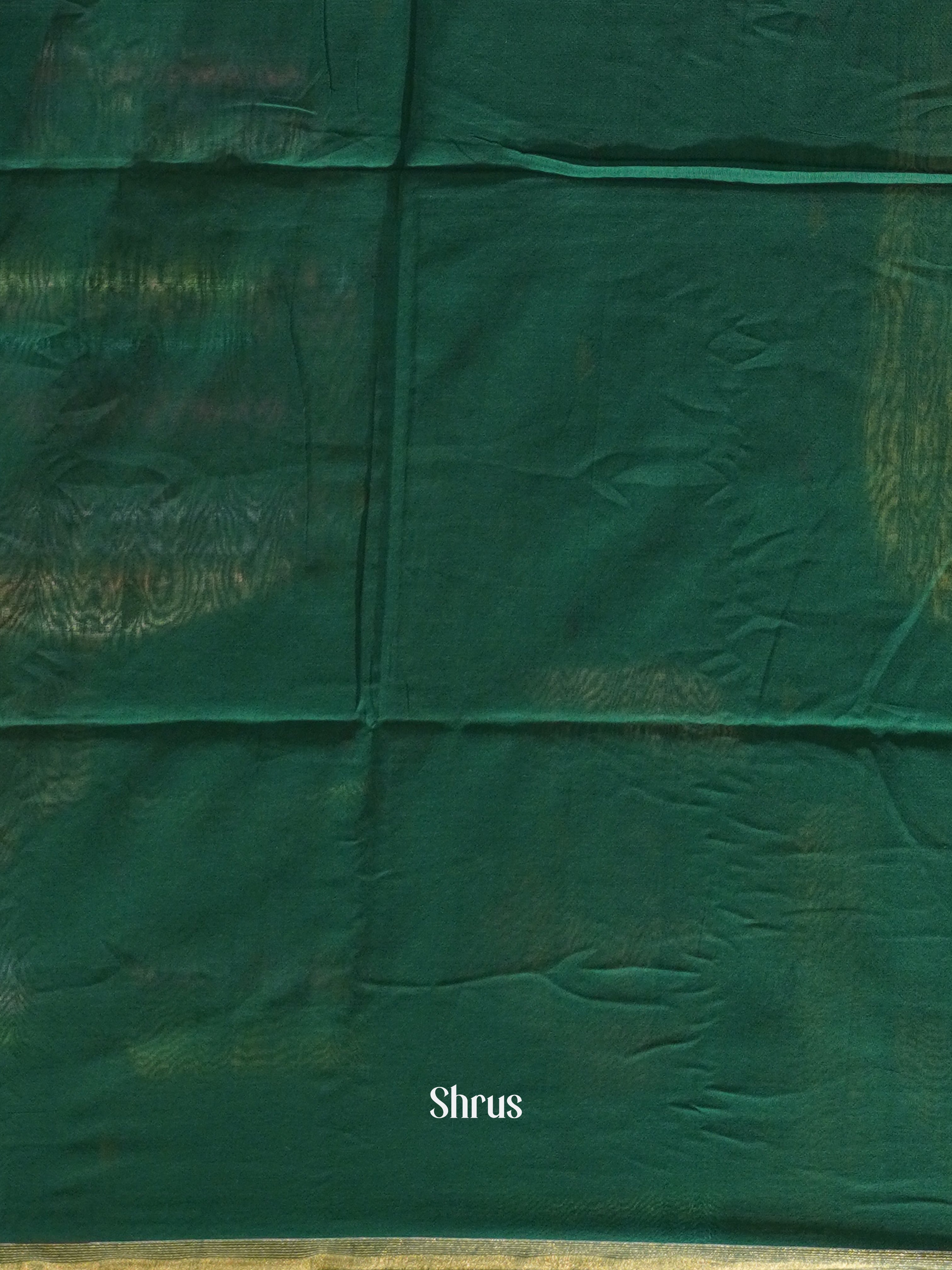 Green - Bengal cotton Saree - Shop on ShrusEternity.com