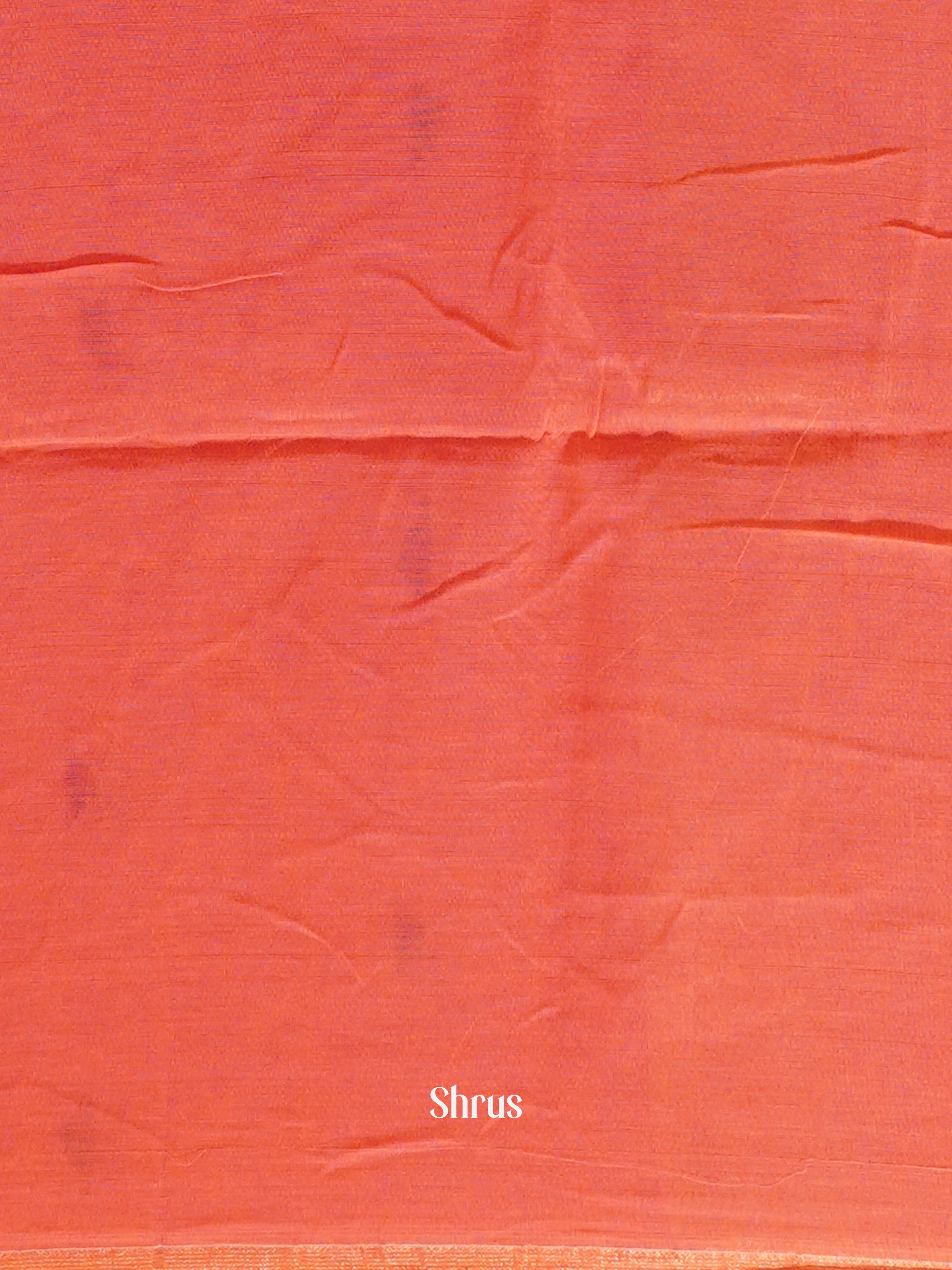 Red - Bengal cotton Saree - Shop on ShrusEternity.com