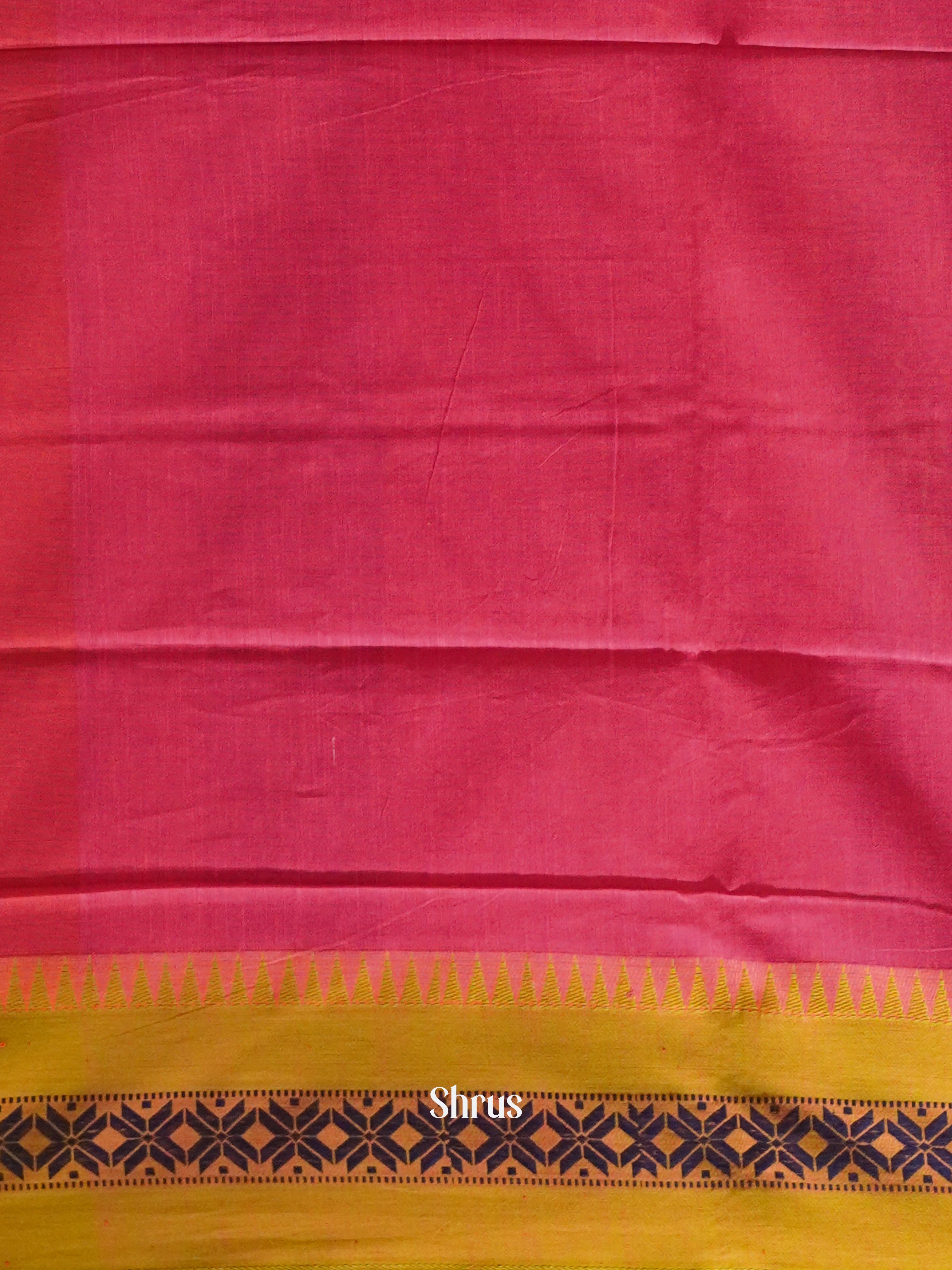 Purple & Pink - Bengal cotton Saree - Shop on ShrusEternity.com