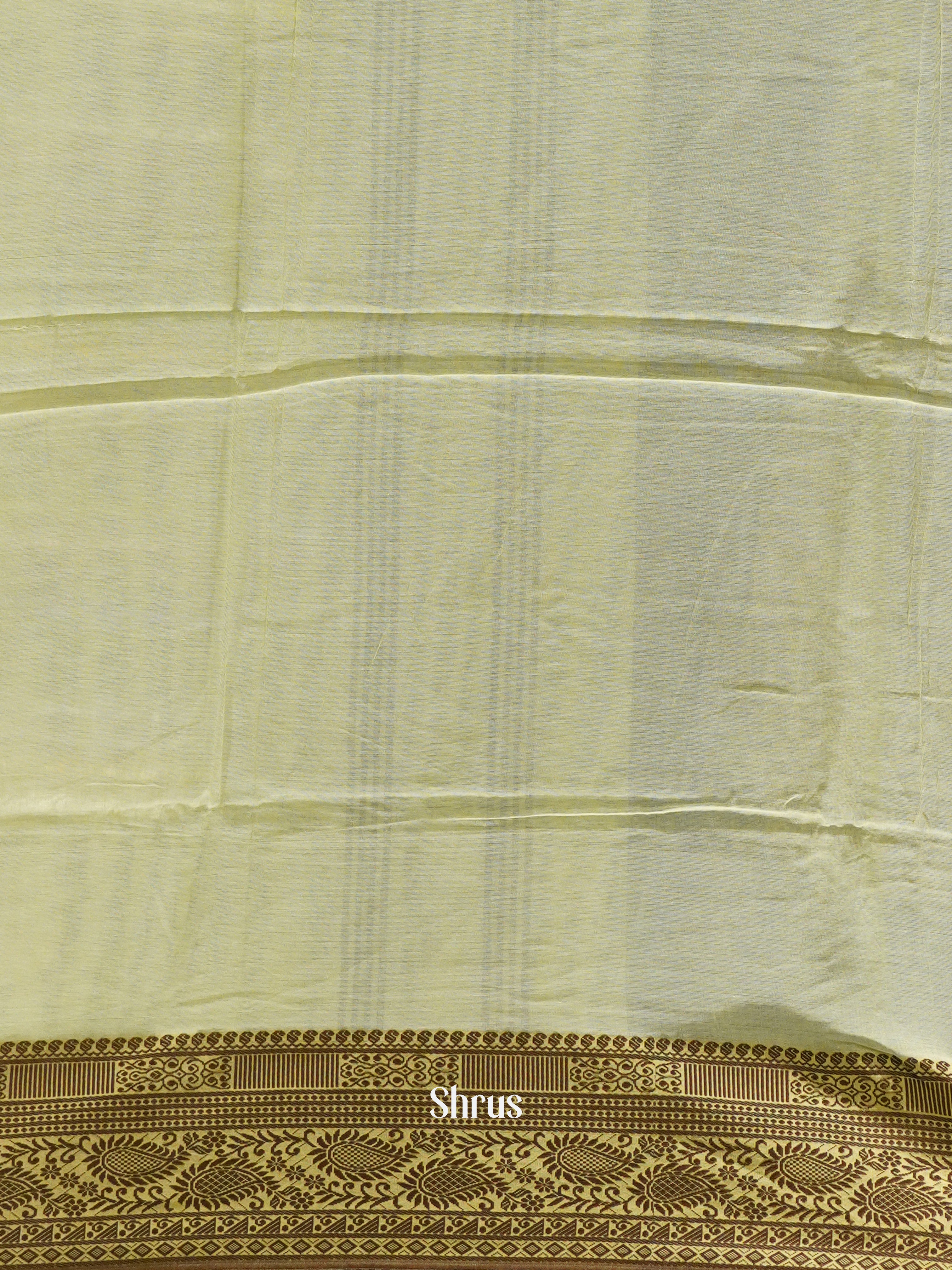 Green & Brown - Bengal cotton Saree - Shop on ShrusEternity.com