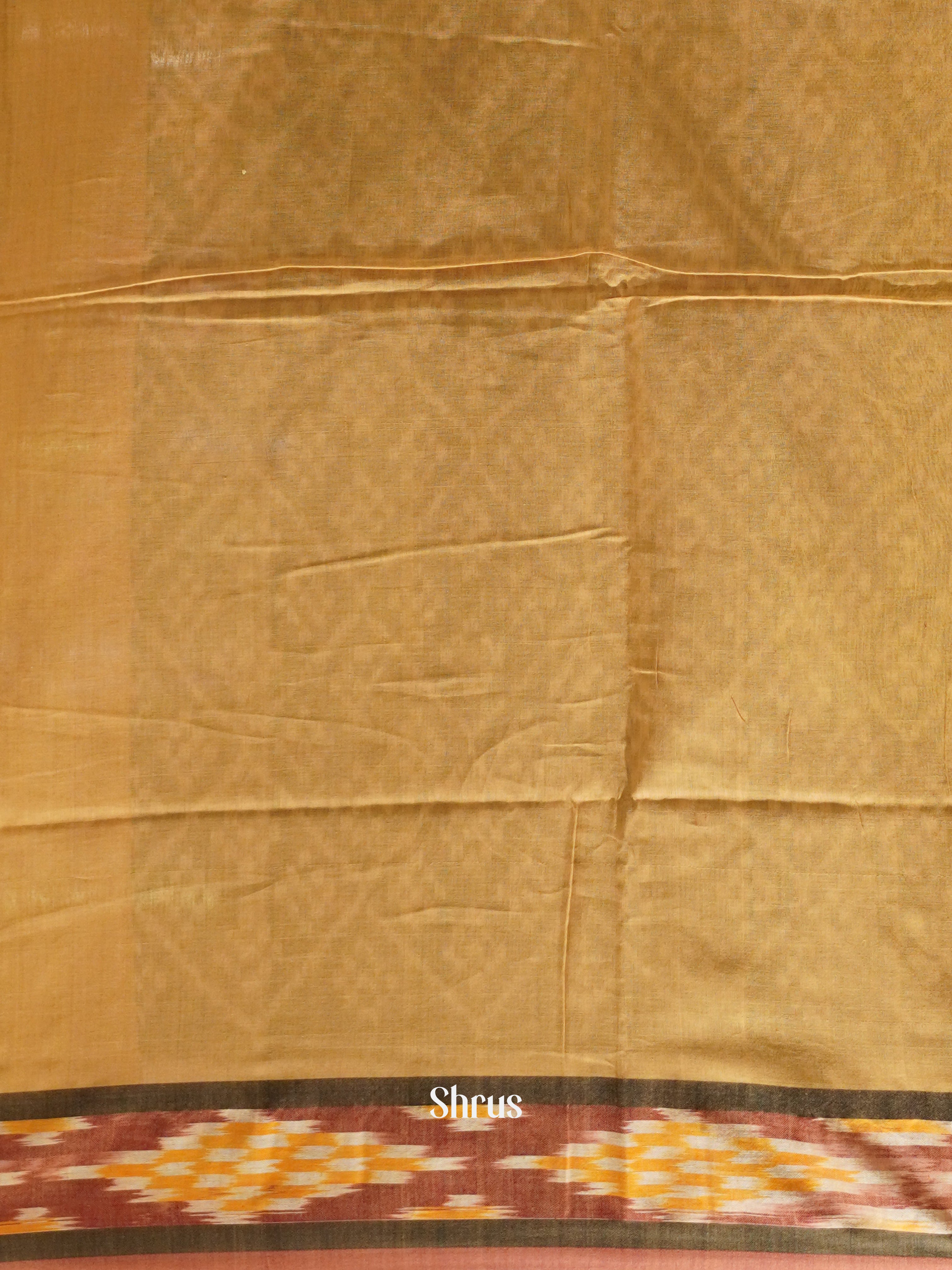 Beige & Purple - Bengal cotton Saree - Shop on ShrusEternity.com