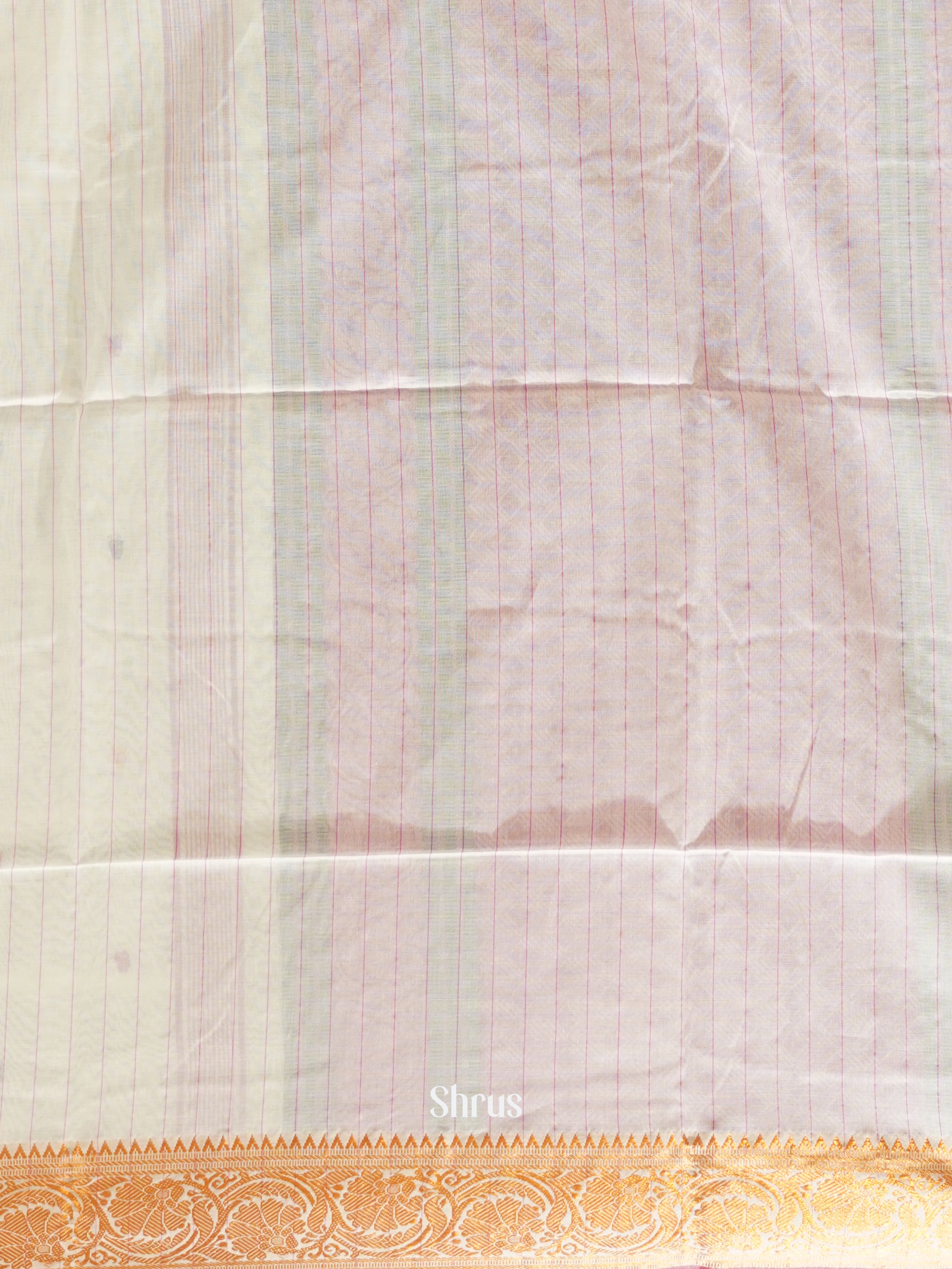 White & Pink - Bengal cotton Saree - Shop on ShrusEternity.com