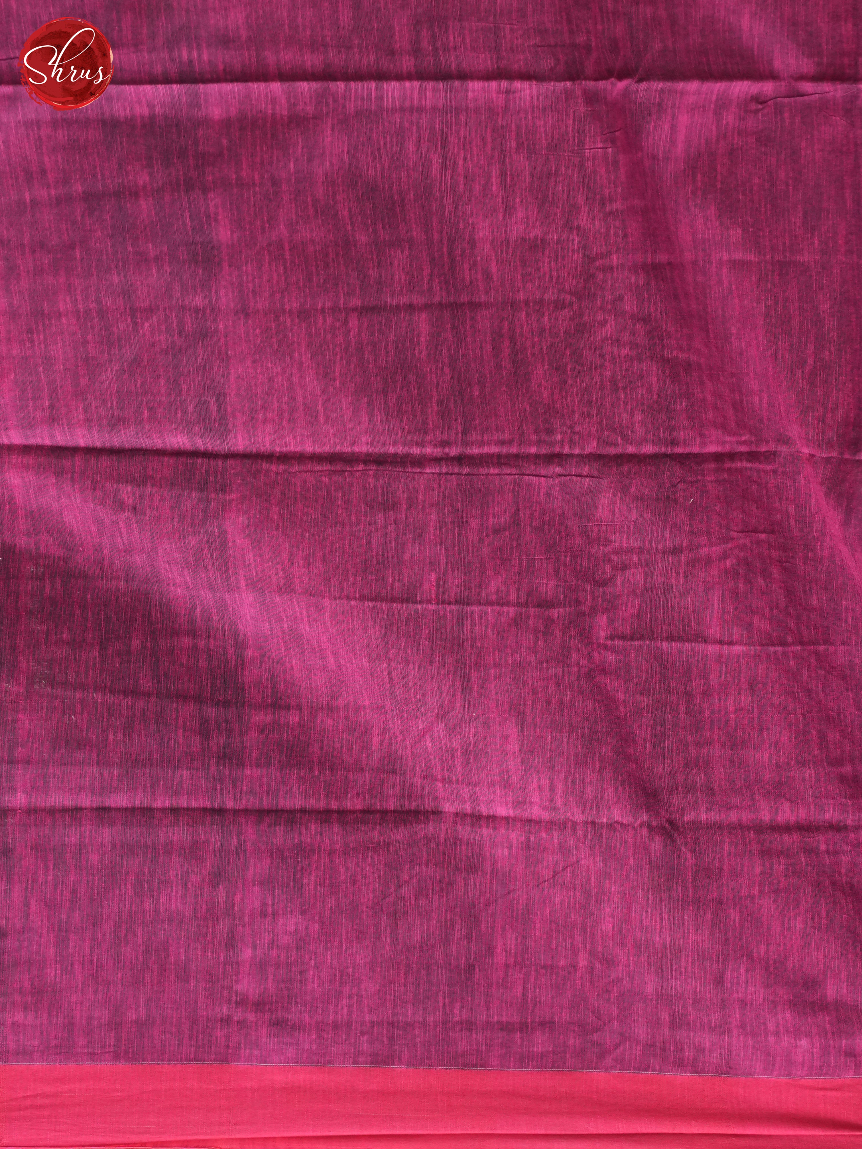 Blue & Red - Bengal cotton Saree - Shop on ShrusEternity.com