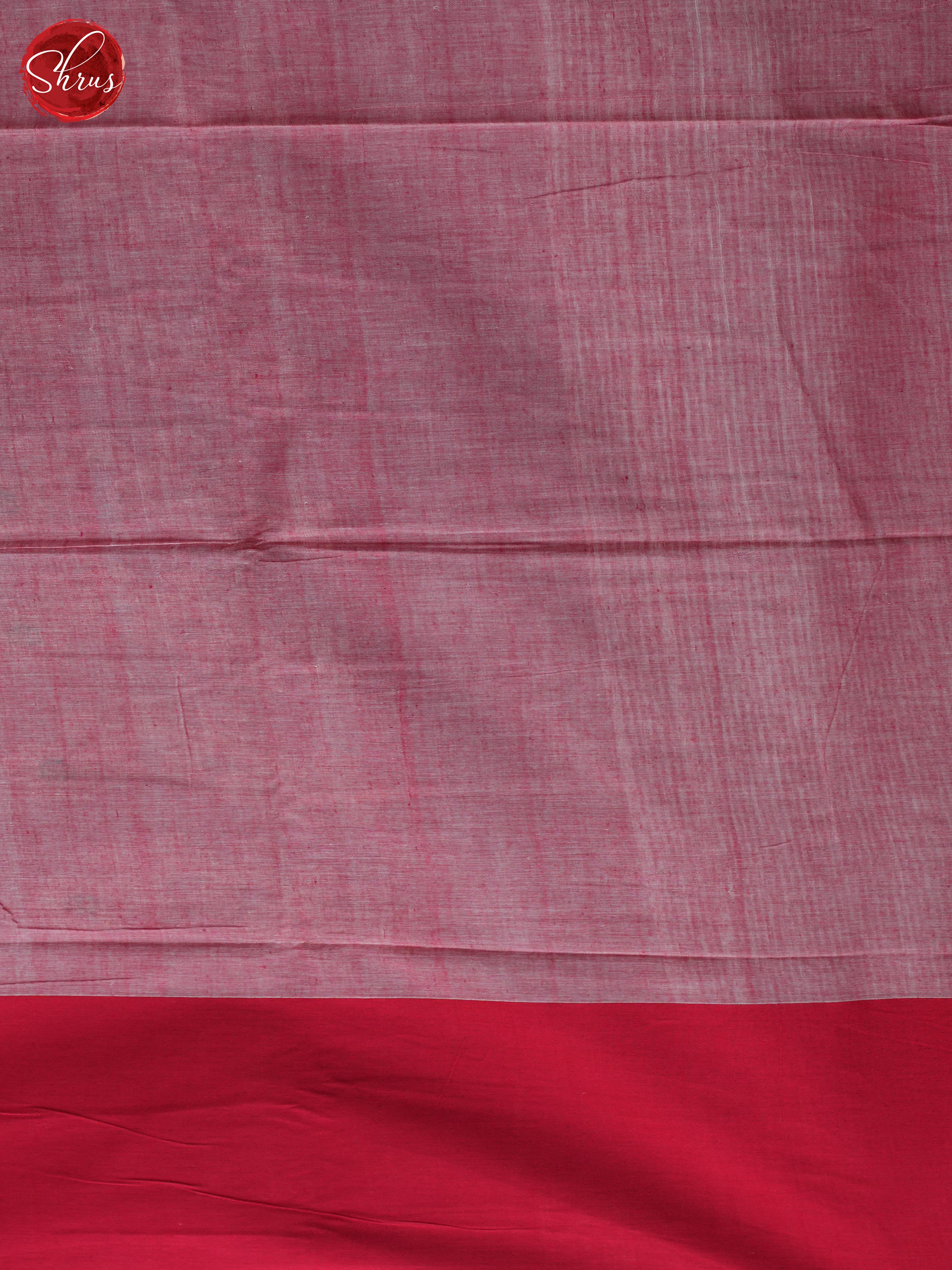 Cream & Red - Bengal cotton Saree - Shop on ShrusEternity.com