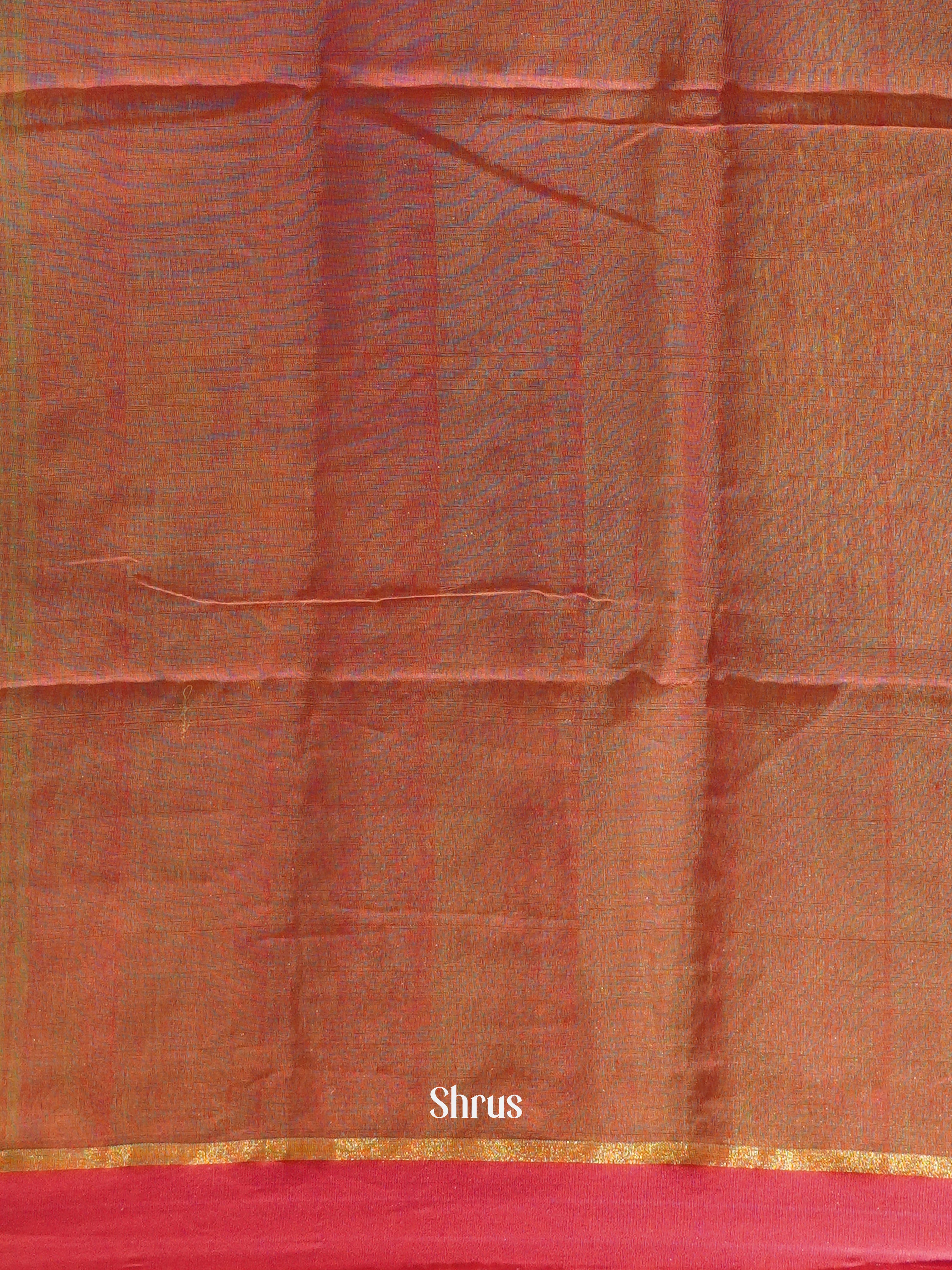 Green & Red - Bengal cotton Saree - Shop on ShrusEternity.com