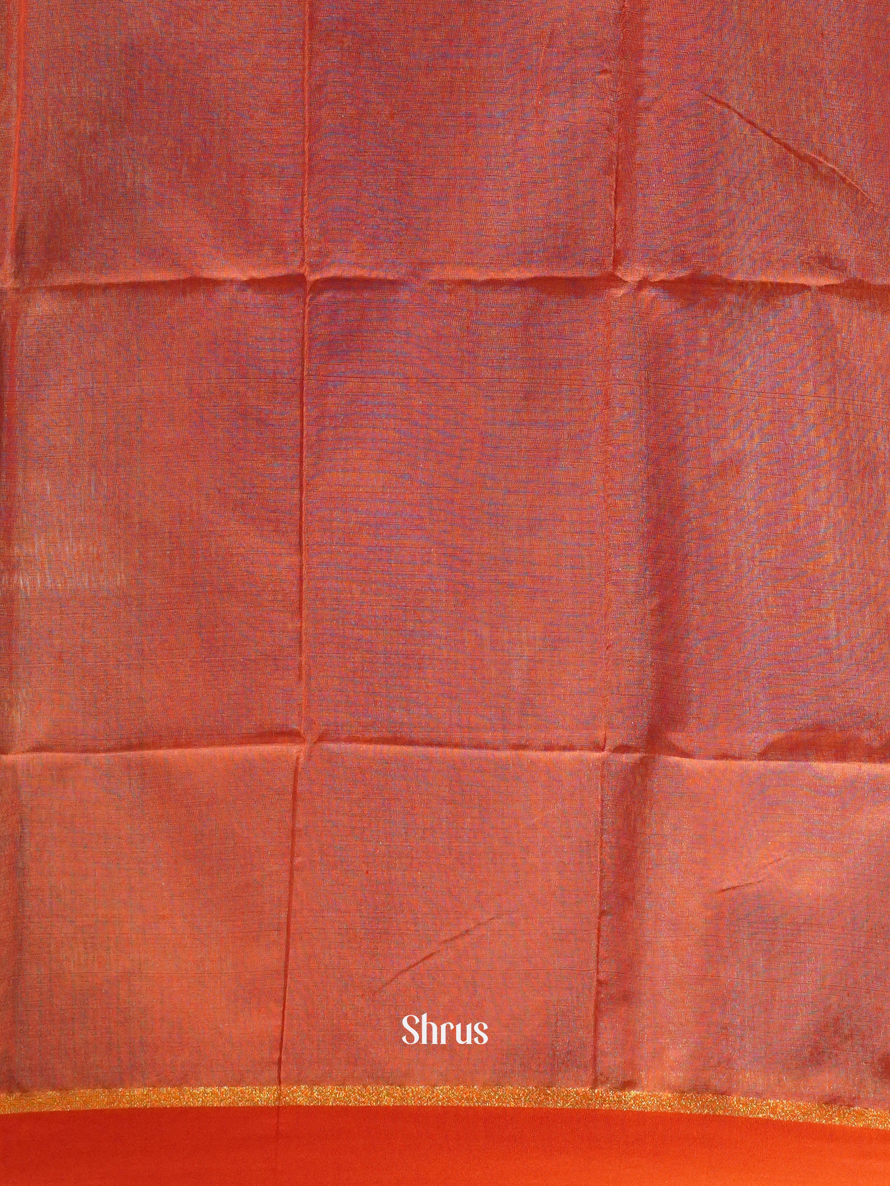 Grey & Red - Bengal cotton Saree - Shop on ShrusEternity.com