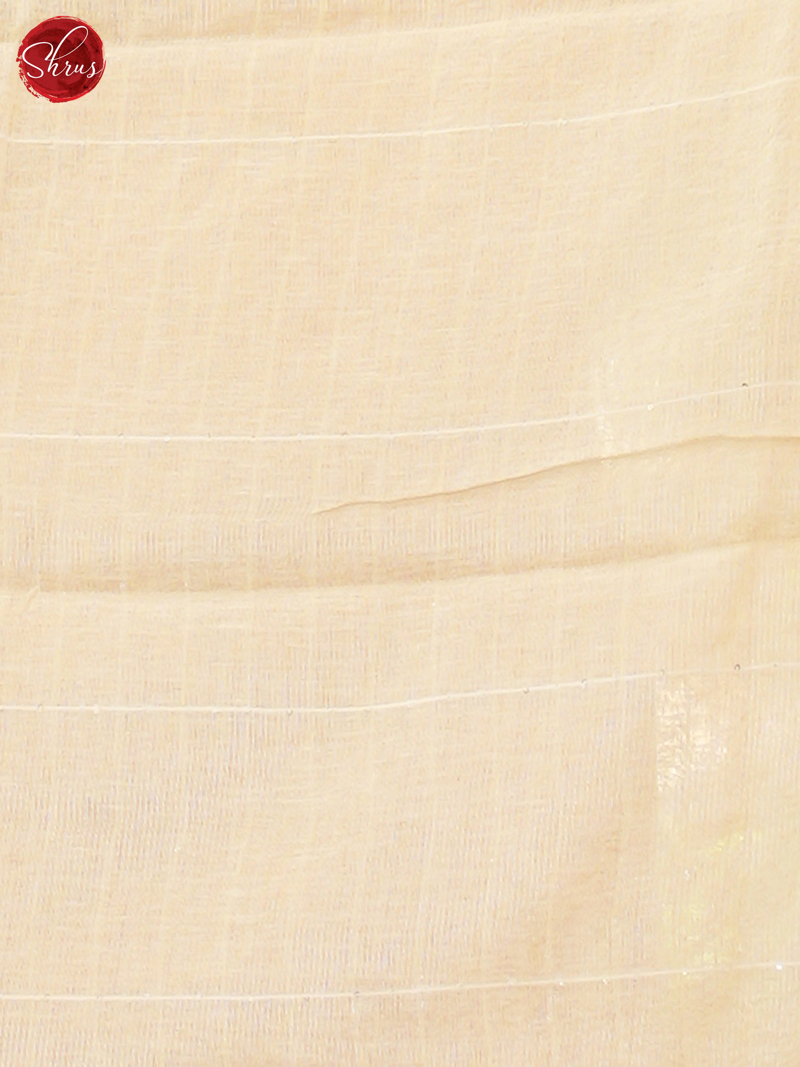 Pale Yellow & Cream - Linen Saree - Shop on ShrusEternity.com