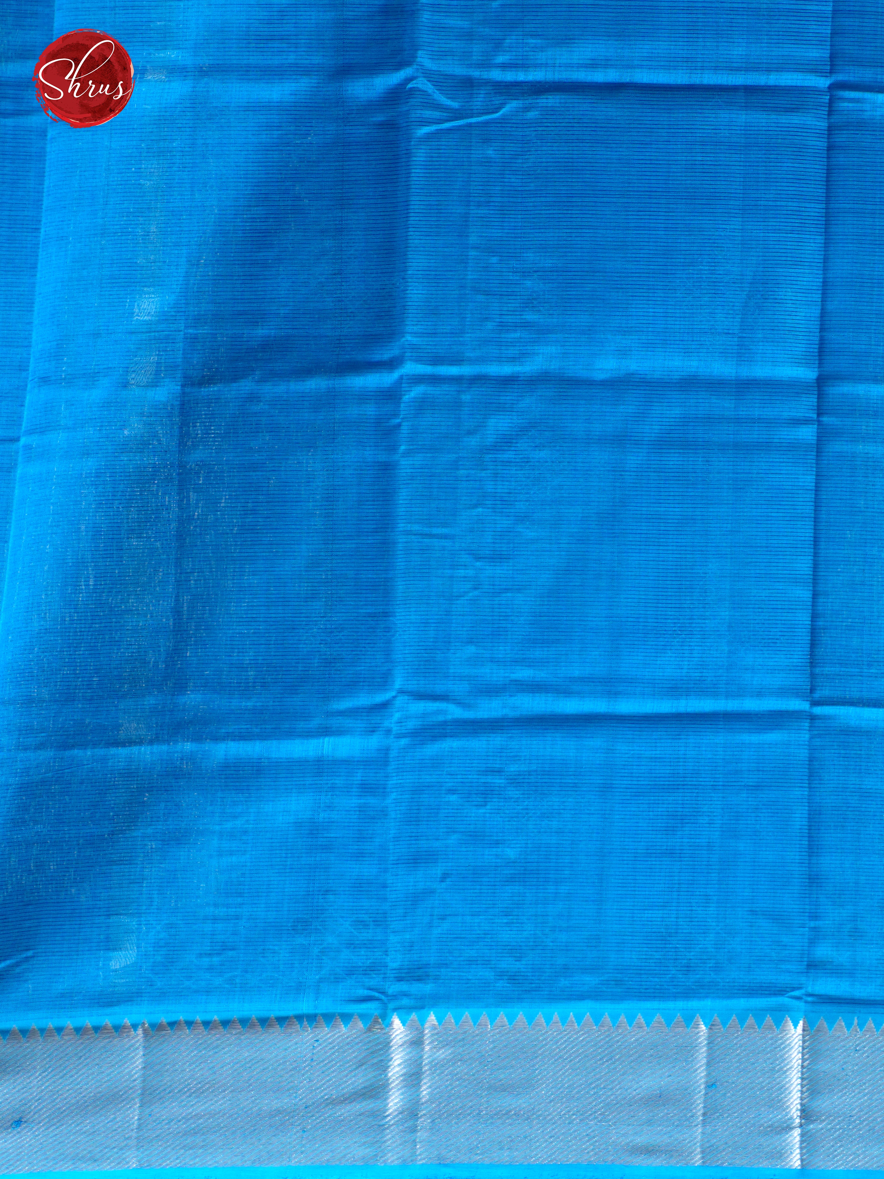 Bleu(Single Tone) - Mangalagiri silkcotton - Shop on ShrusEternity.com