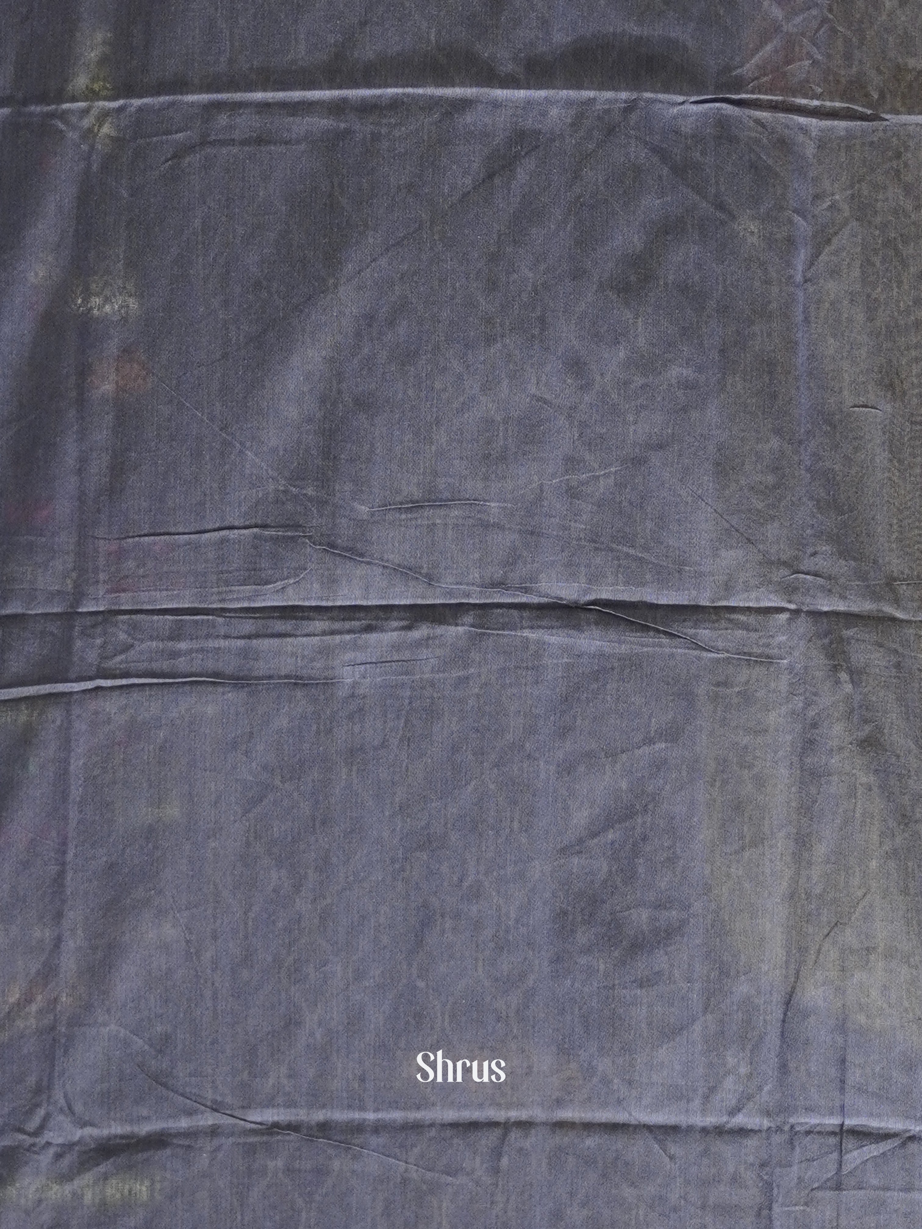 Purple & Black - Bengal cotton Saree - Shop on ShrusEternity.com