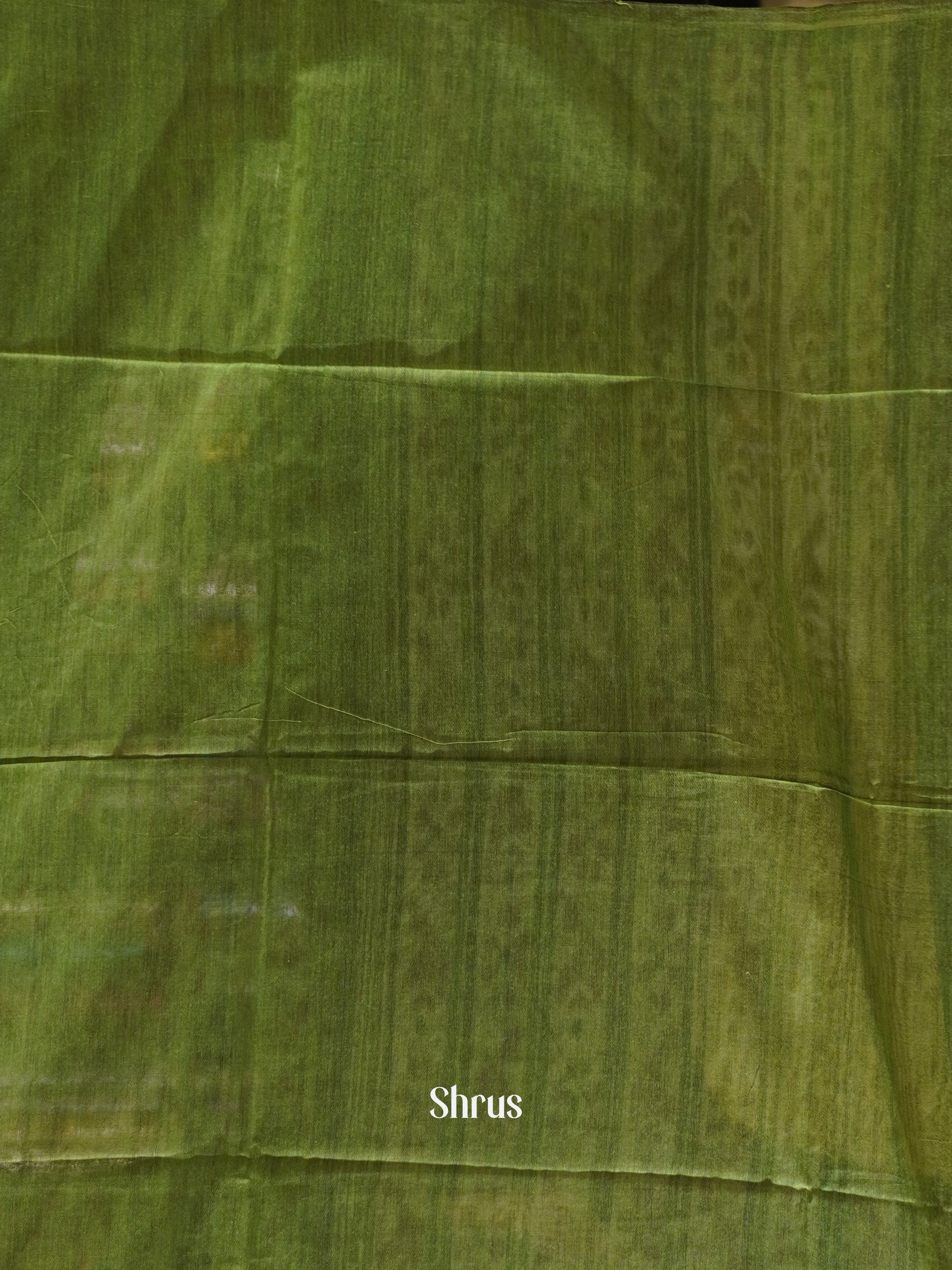 Green & Grey - Bengal cotton Saree - Shop on ShrusEternity.com