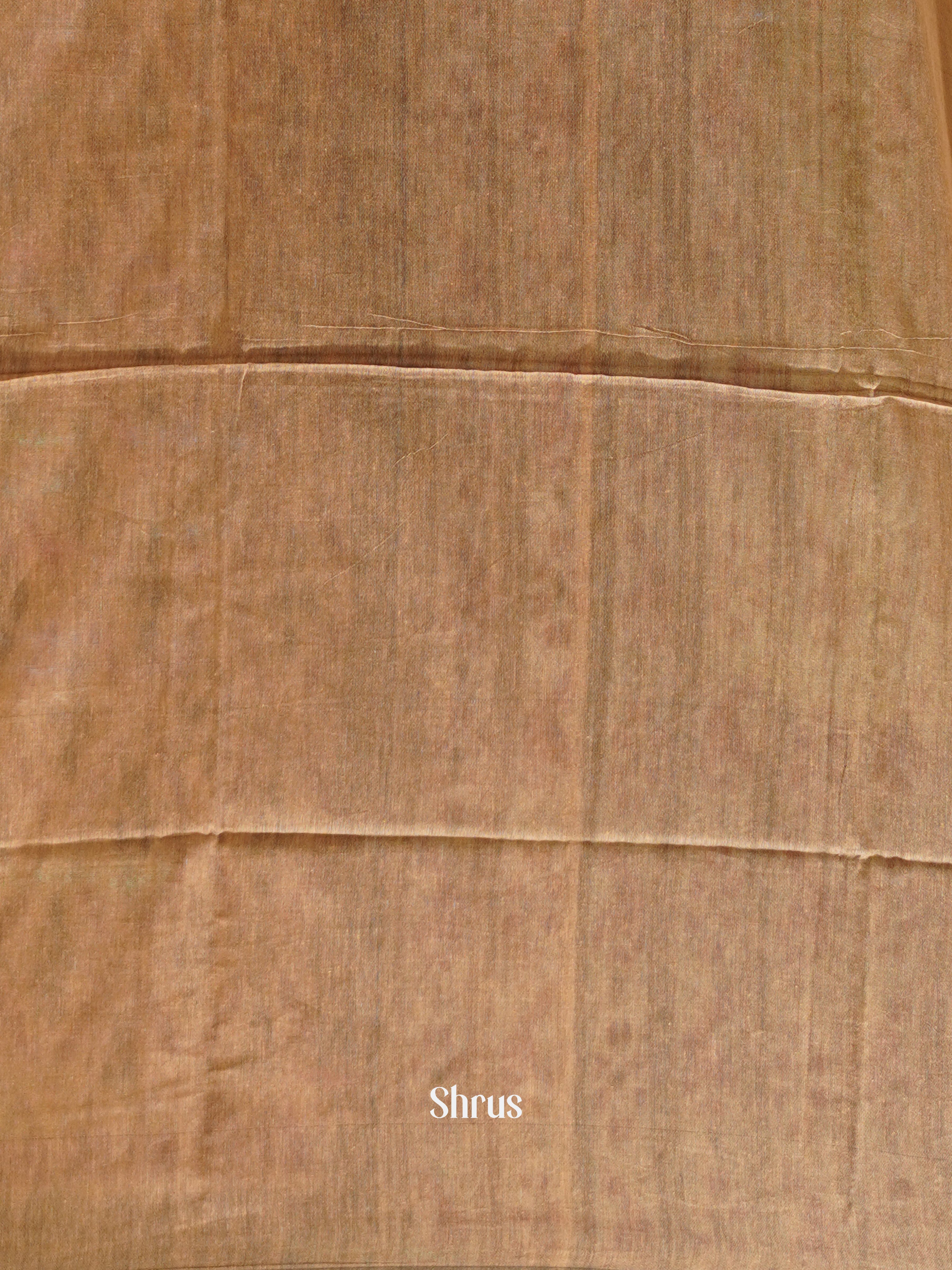 Dusty Brown & Grey - Bengal cotton Saree - Shop on ShrusEternity.com