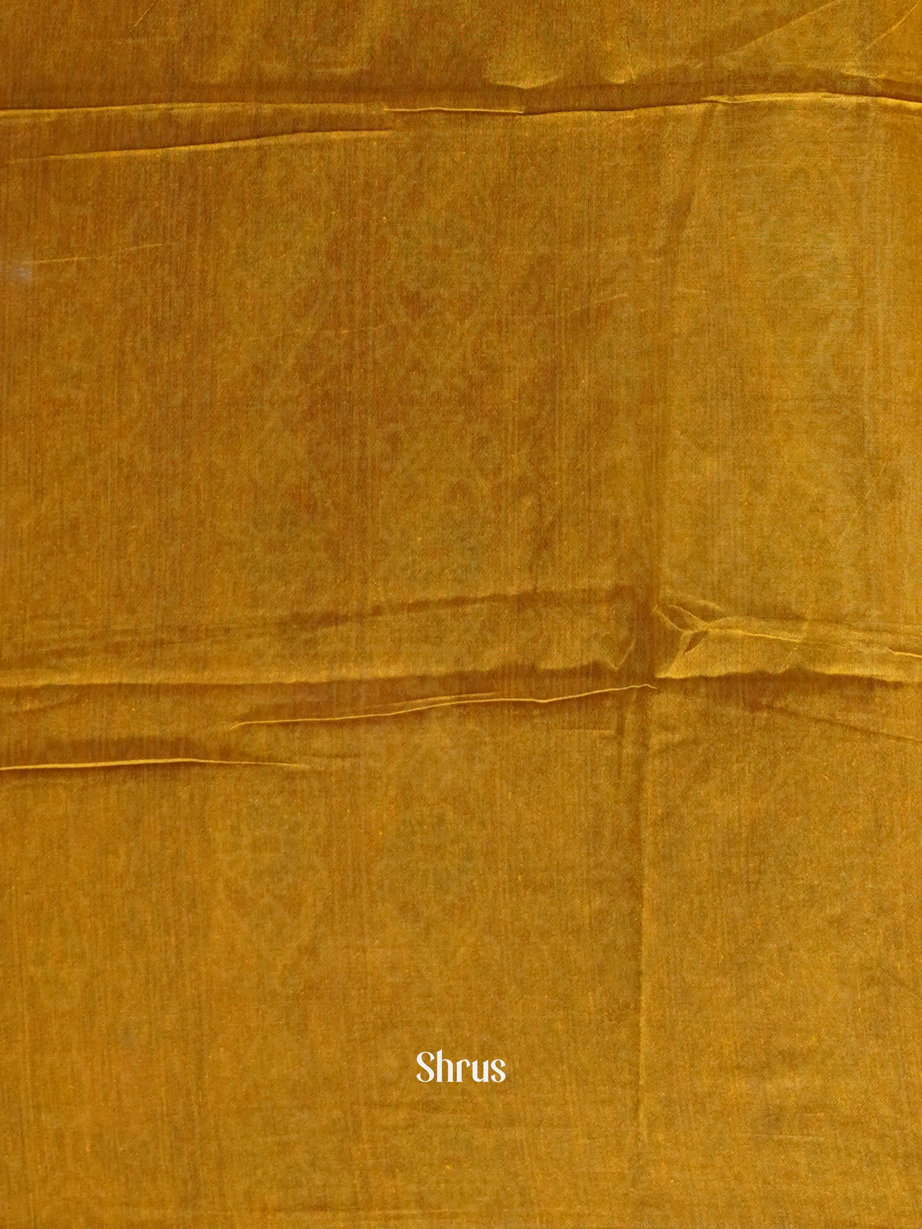 Mustard & Brown - Bengal cotton Saree - Shop on ShrusEternity.com