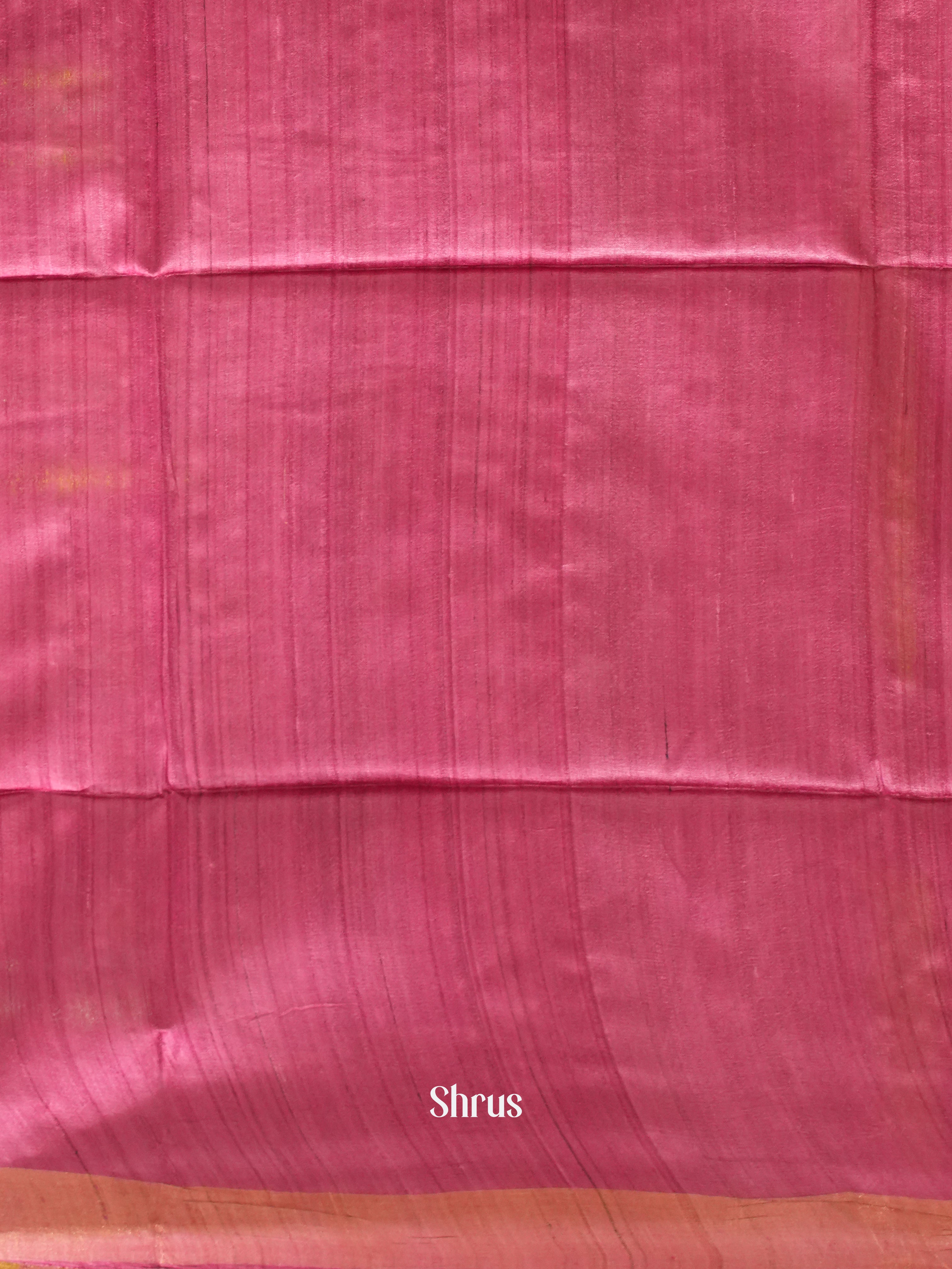 Pink & Majenta - Tussar Saree - Shop on ShrusEternity.com