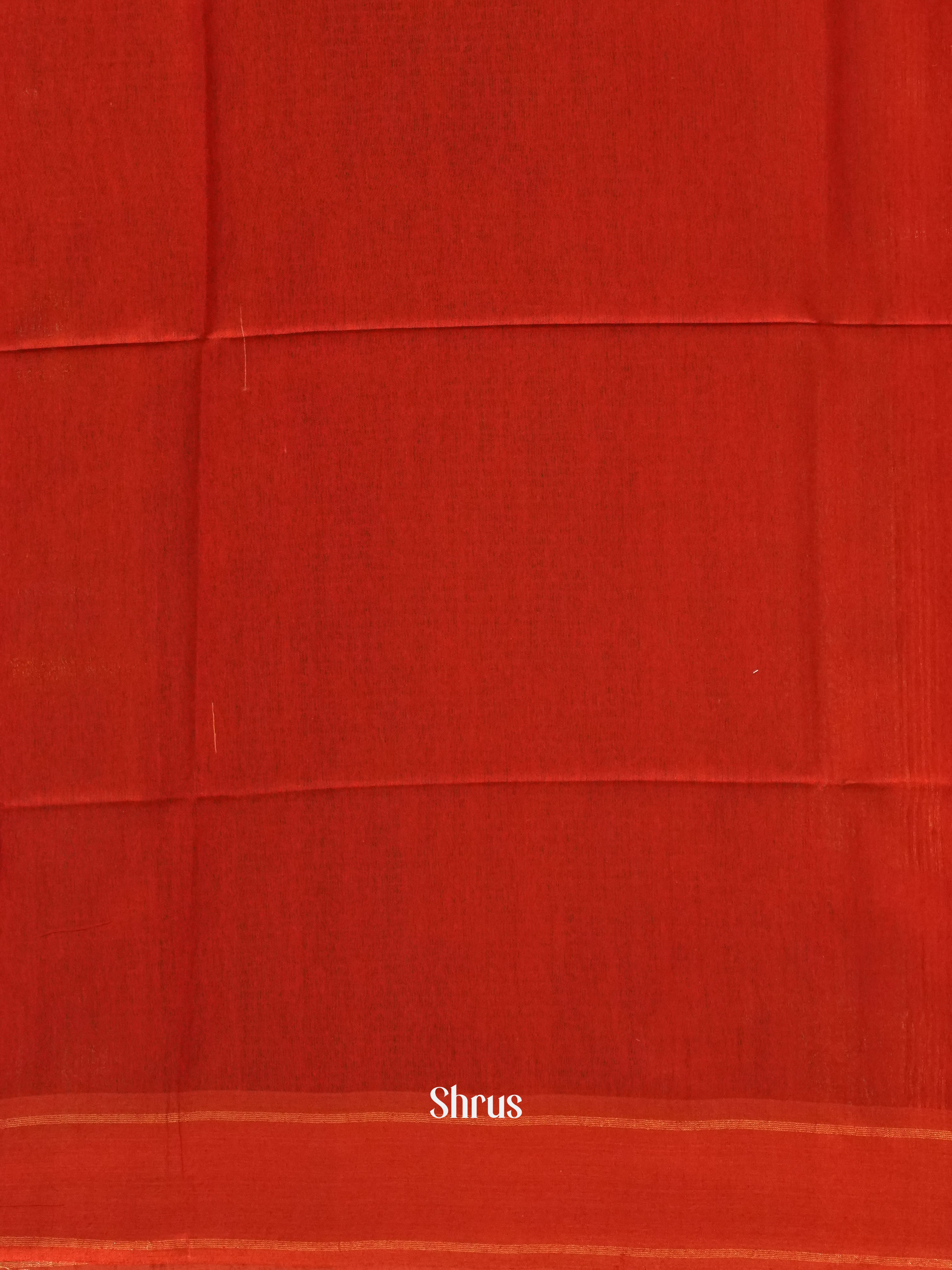 Green & Red - Tussar Saree - Shop on ShrusEternity.com