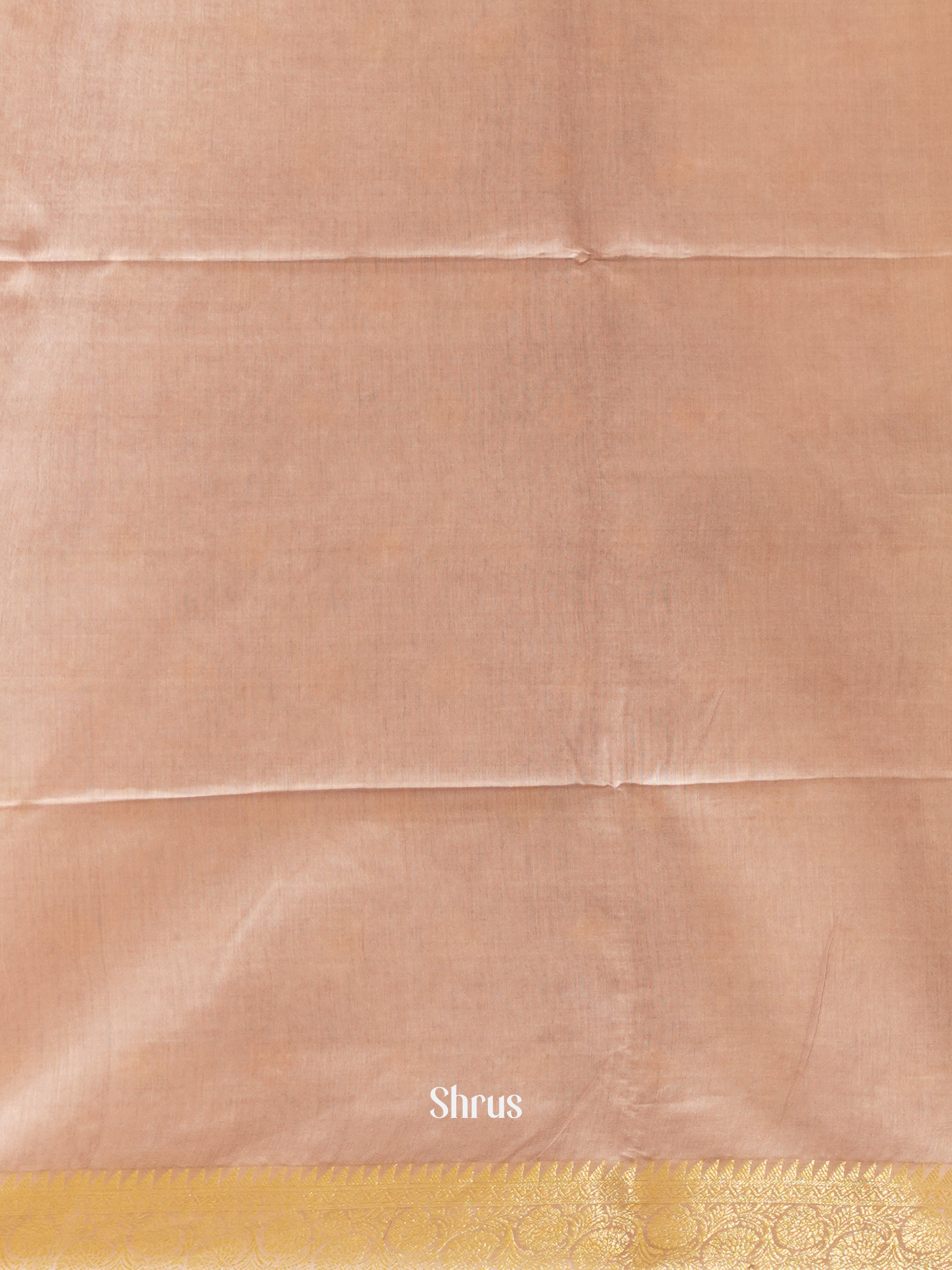 Dusty Pink (Single Tone)- Semi Silk Cotton Saree - Shop on ShrusEternity.com