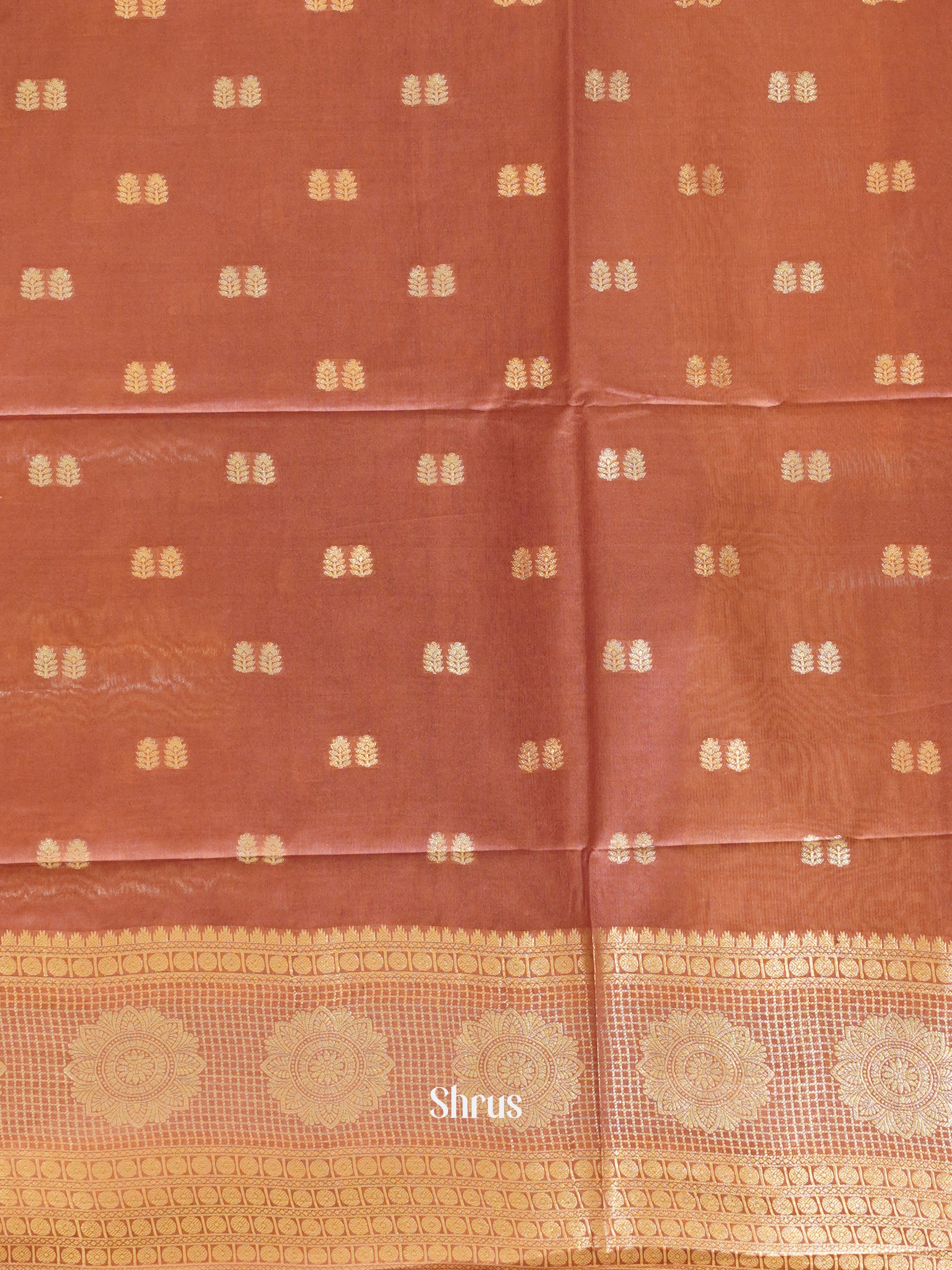 CDS27045 - Semi Silkcotton Saree - Shop on ShrusEternity.com