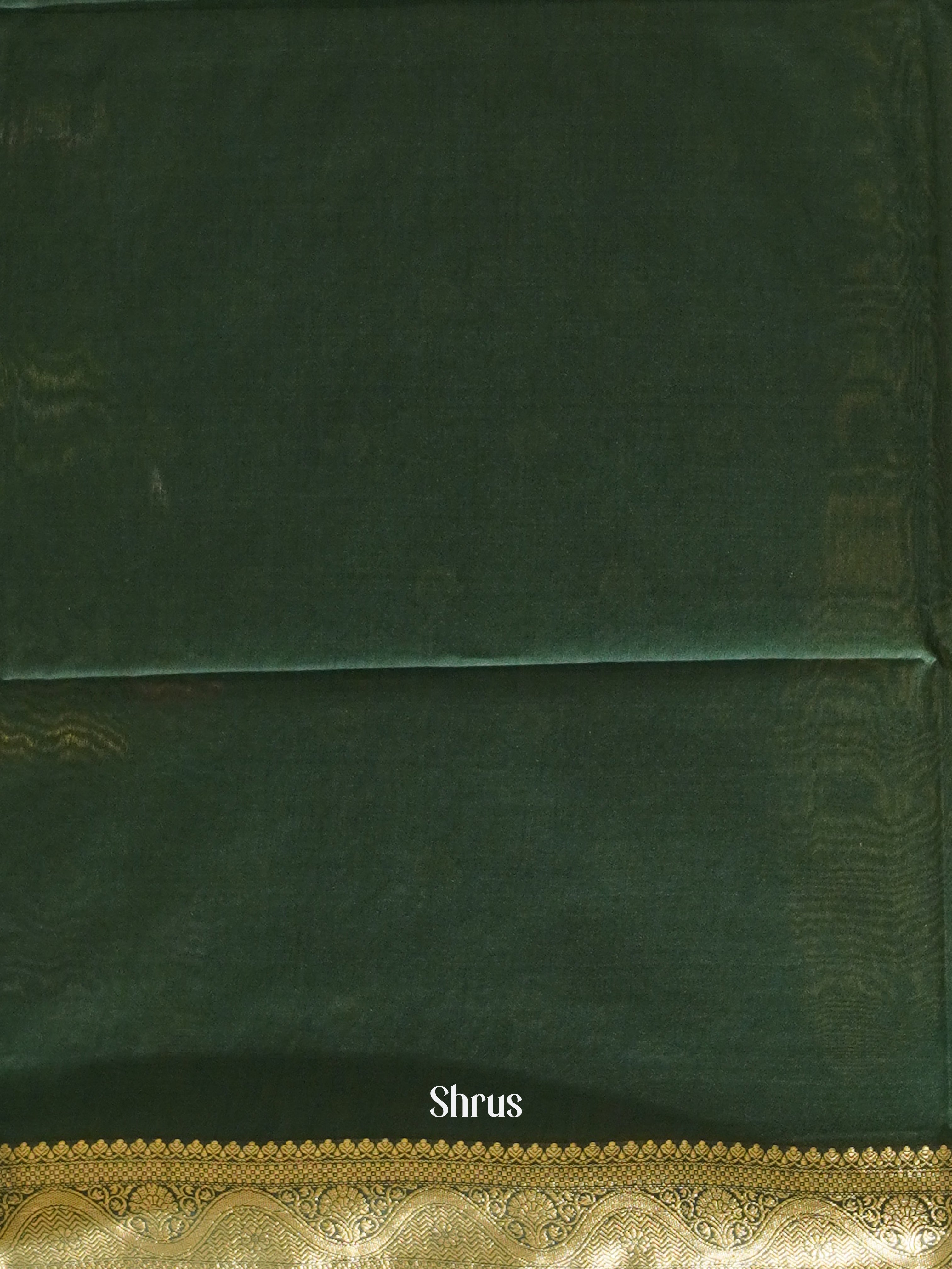 Green (single Tone)- Semi SilK Cotton Saree - Shop on ShrusEternity.com