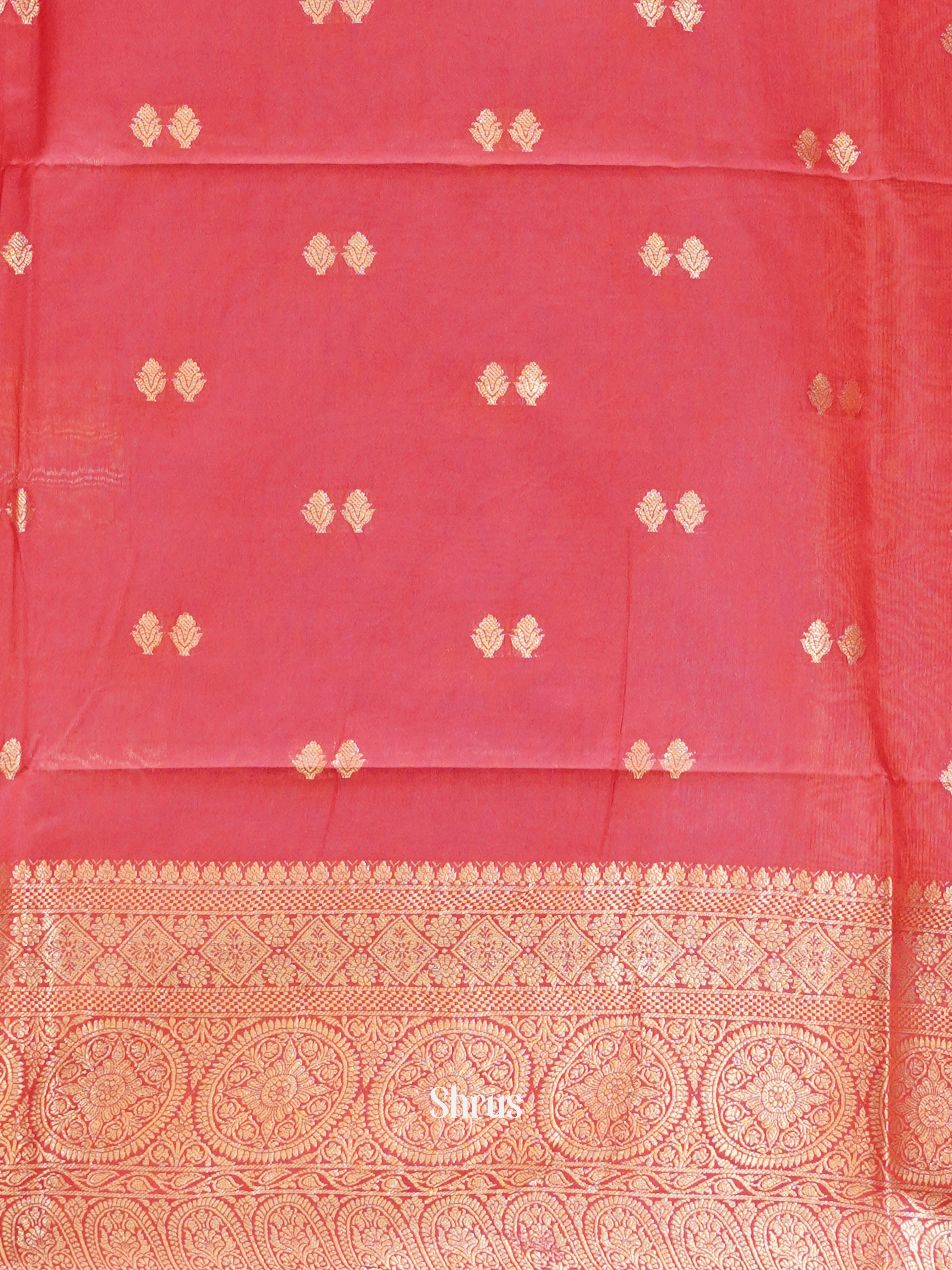 CDS27078 - Semi Silkcotton Saree - Shop on ShrusEternity.com