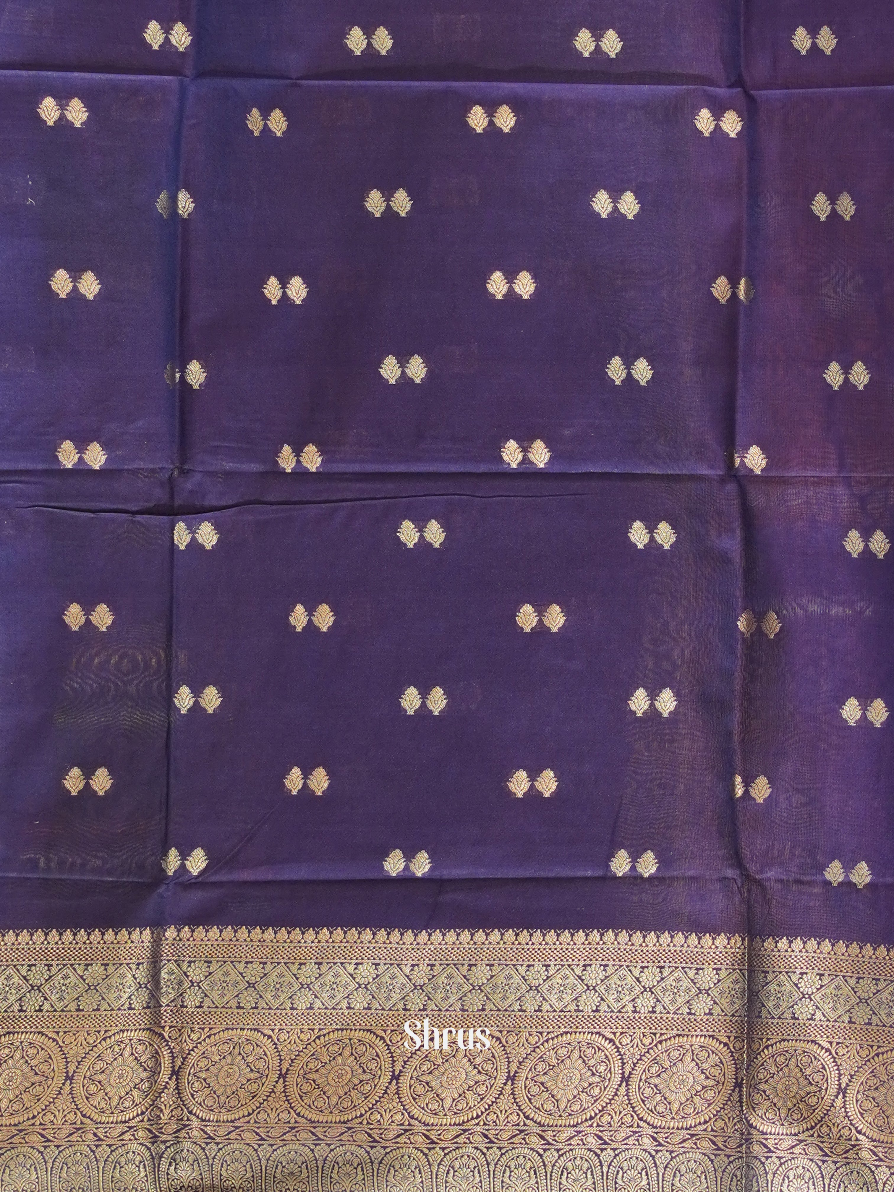 CDS27079 - Semi Silkcotton Saree - Shop on ShrusEternity.com