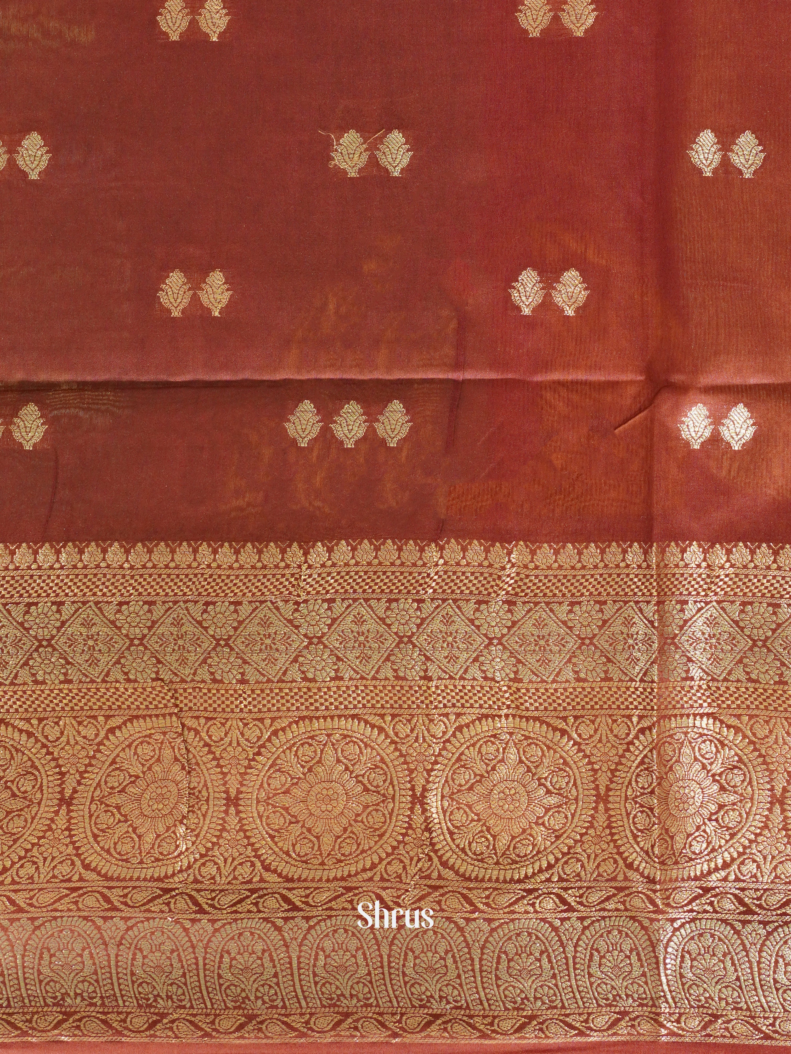 Green &  Maroon  - North silkcotton