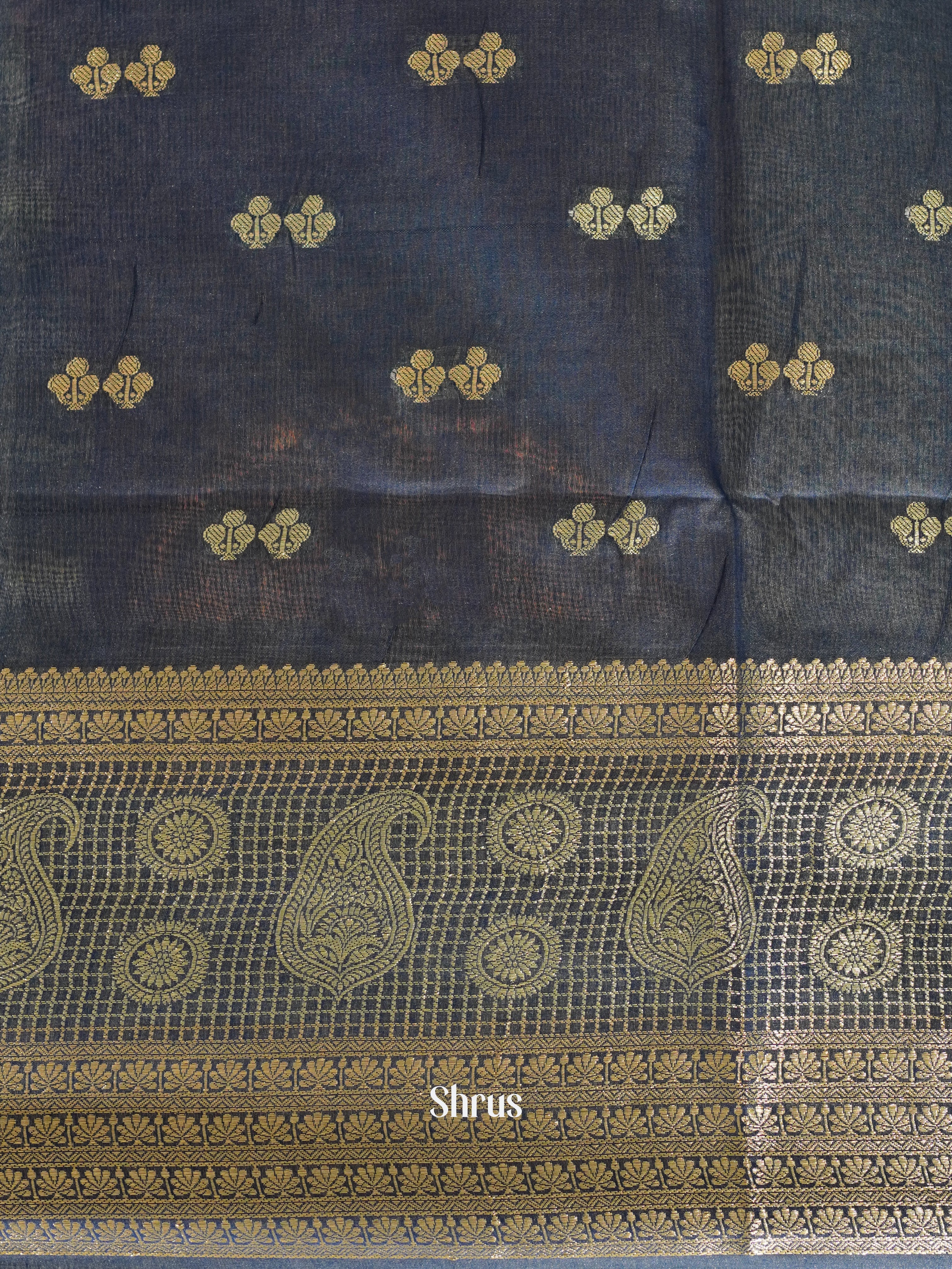 Light Blue & Blue  - North silk cotton Saree